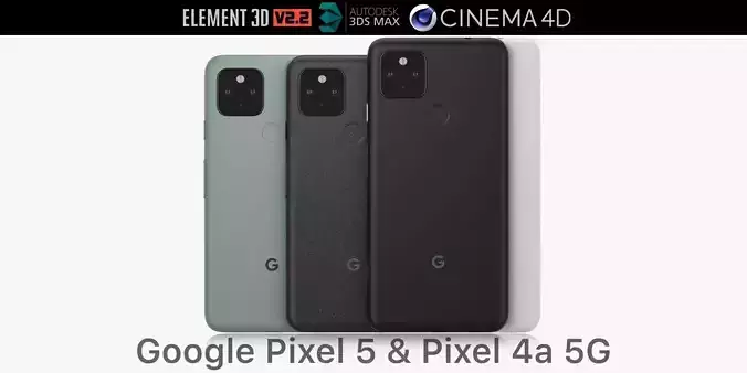 Google Pixel 5 and 4a 5G all colors