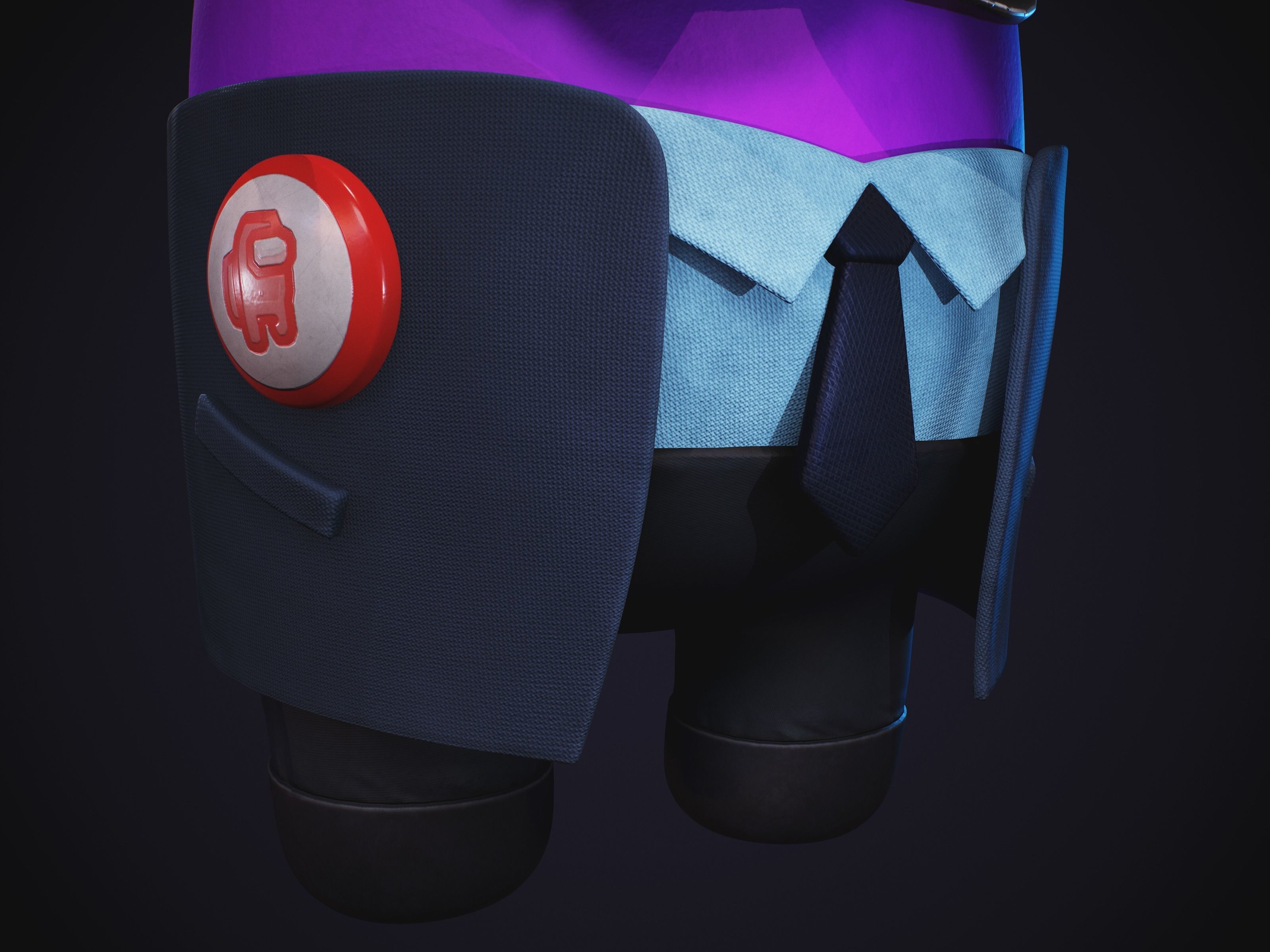 Among Us Skins Pack  Low-poly 3D model_22