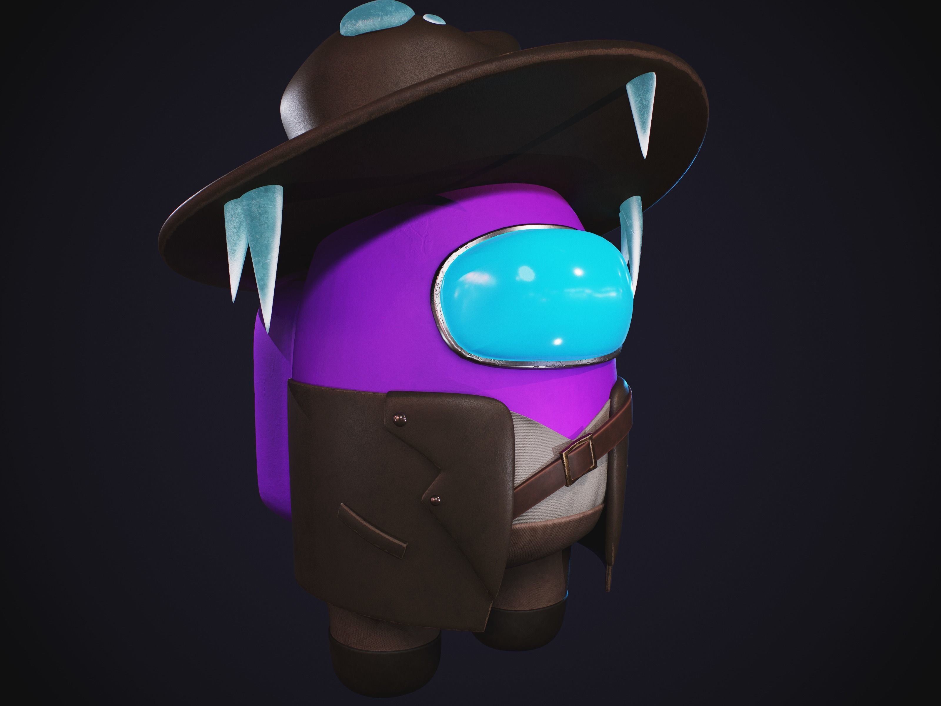 Among Us Skins Pack  Low-poly 3D model_1