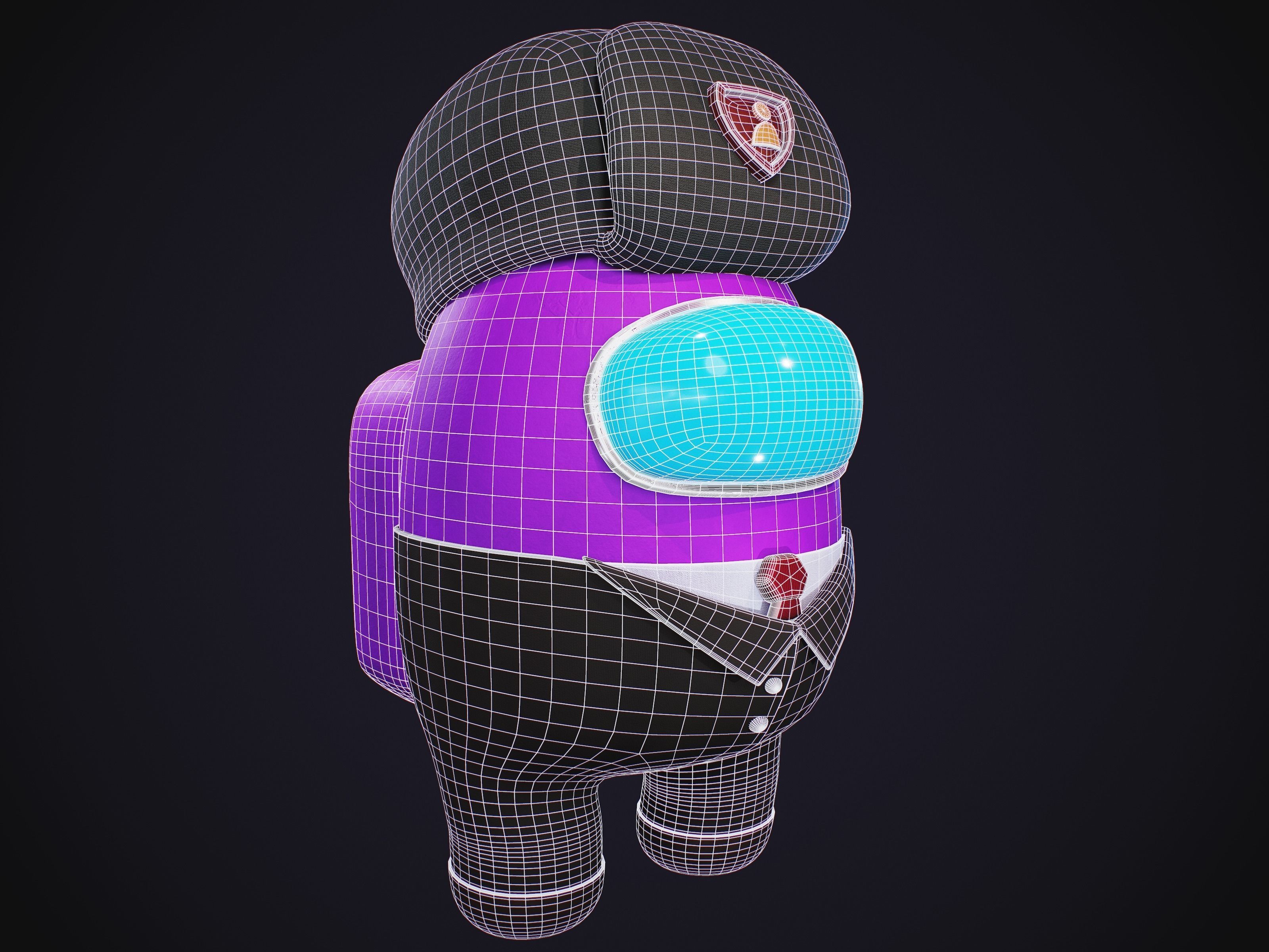 Among Us Skins Pack  Low-poly 3D model_57