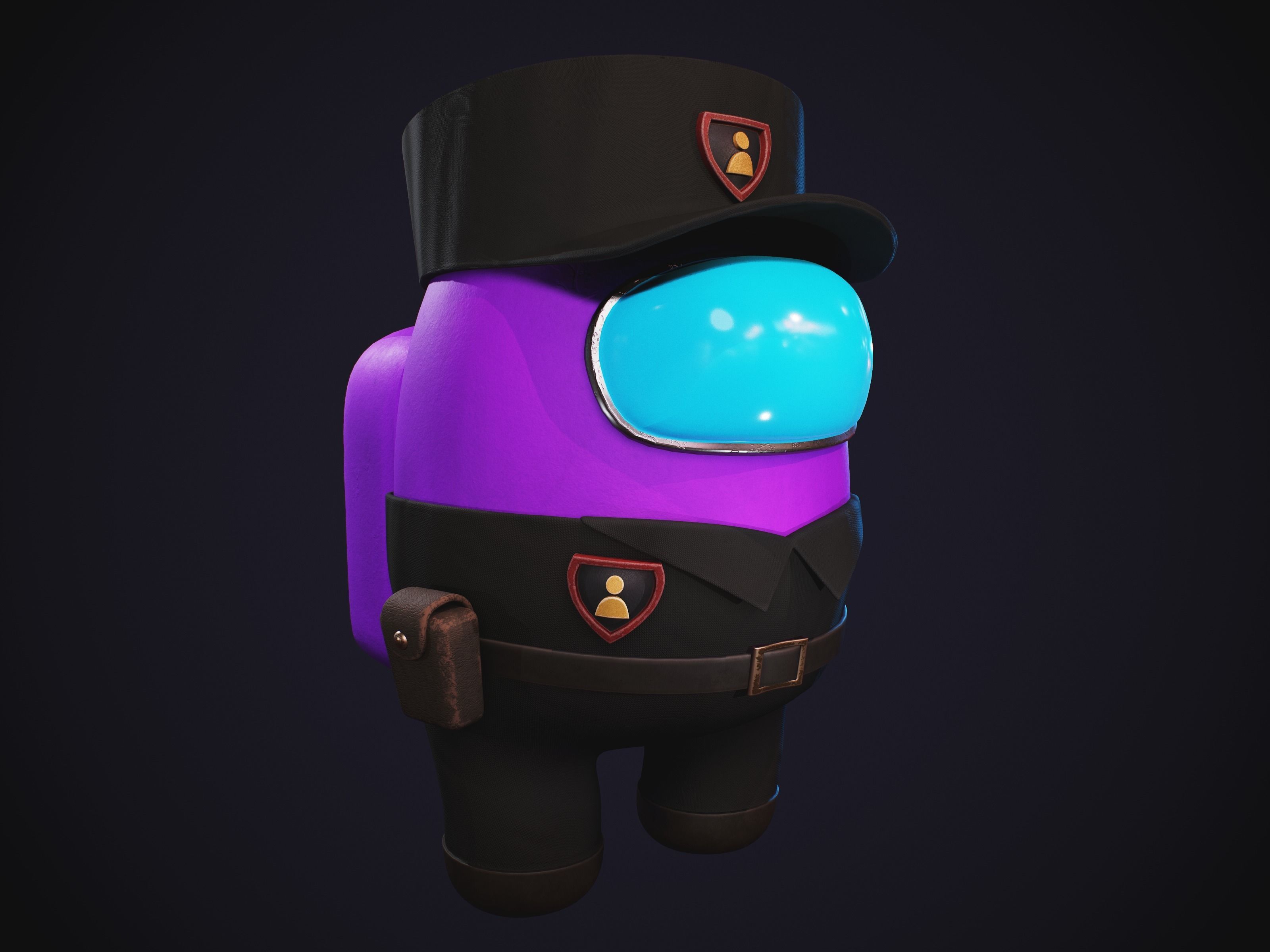 Among Us Skins Pack  Low-poly 3D model_61