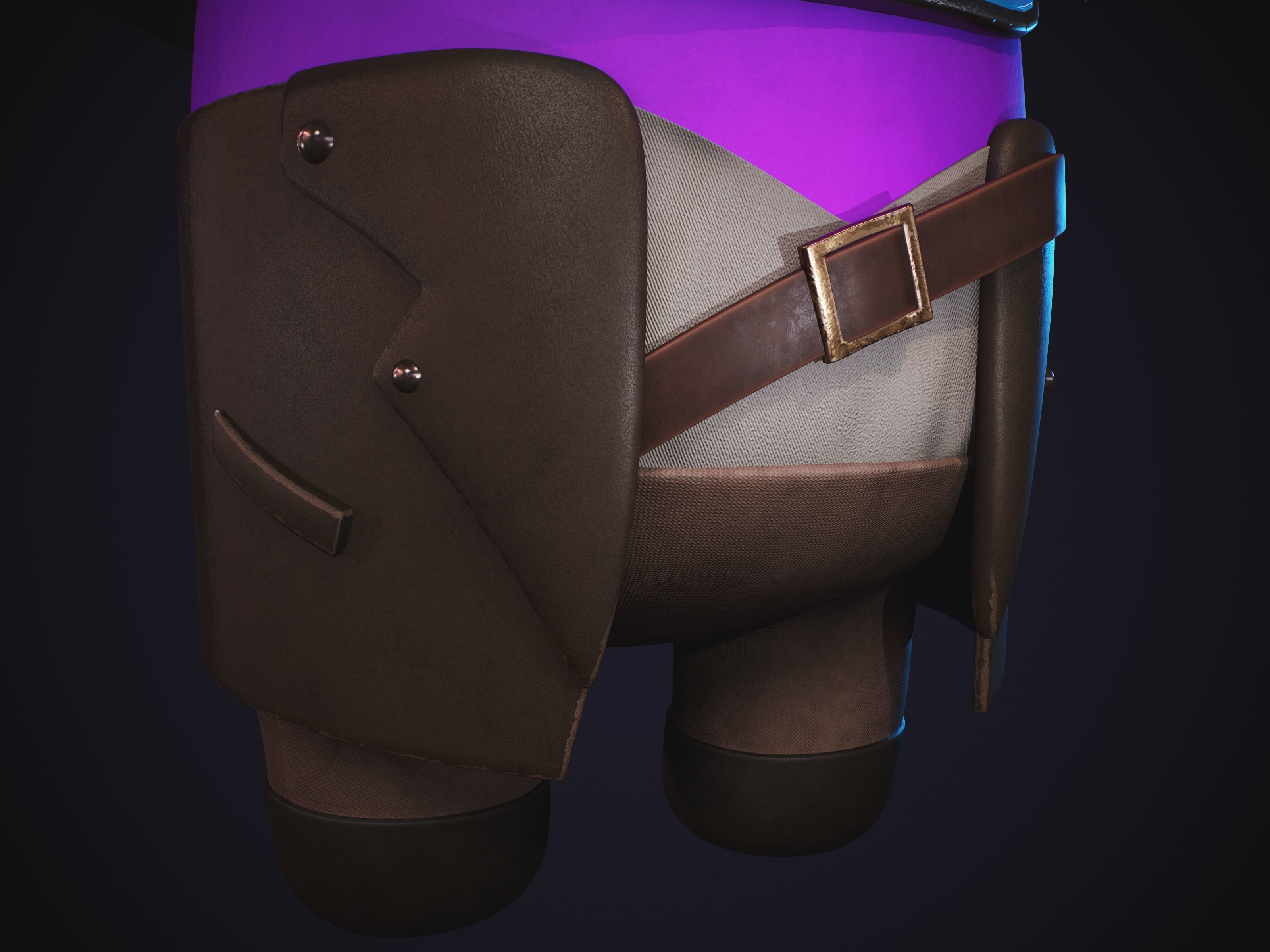 Among Us Skins Pack  Low-poly 3D model_3