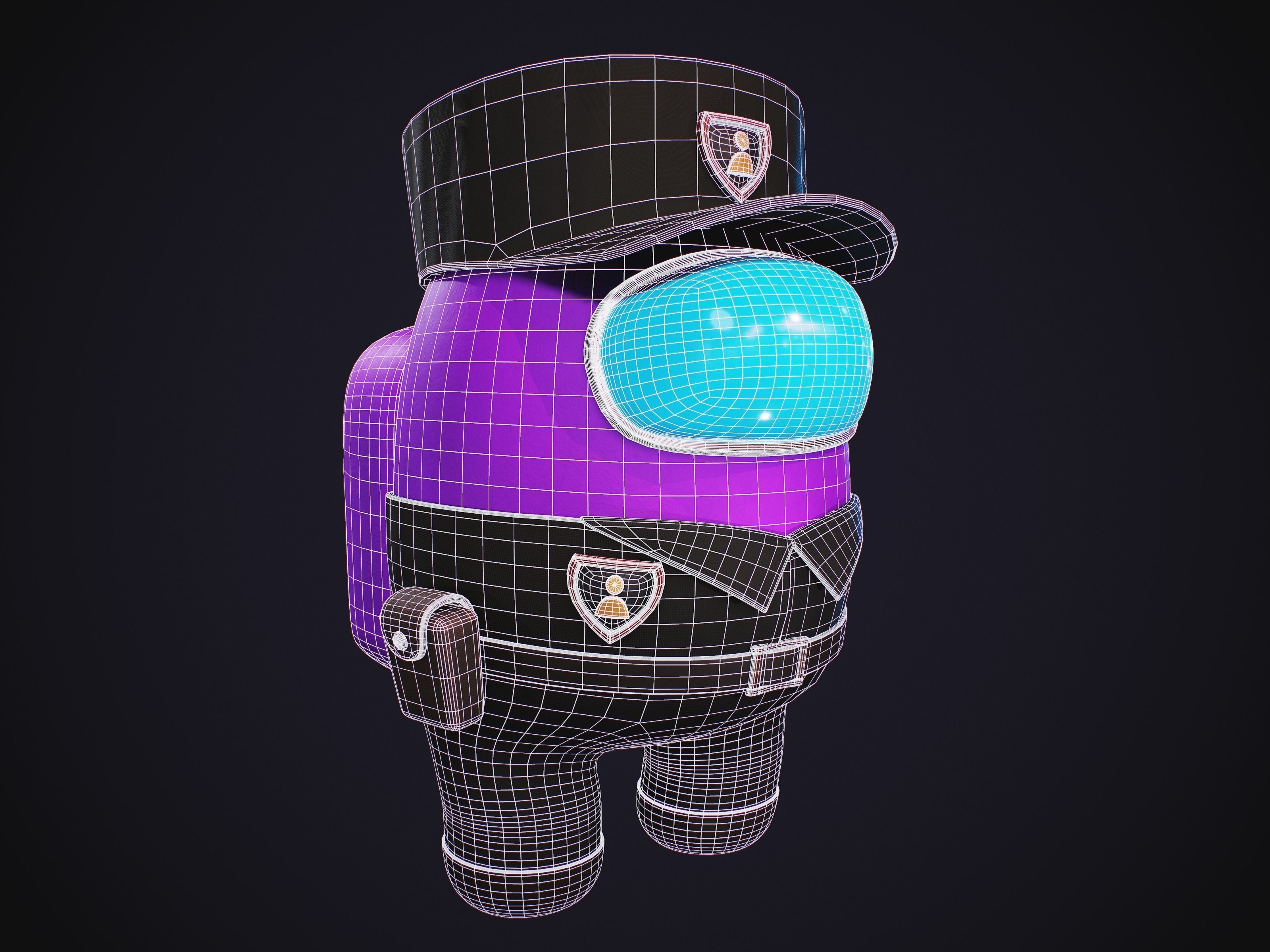 Among Us Skins Pack  Low-poly 3D model_62