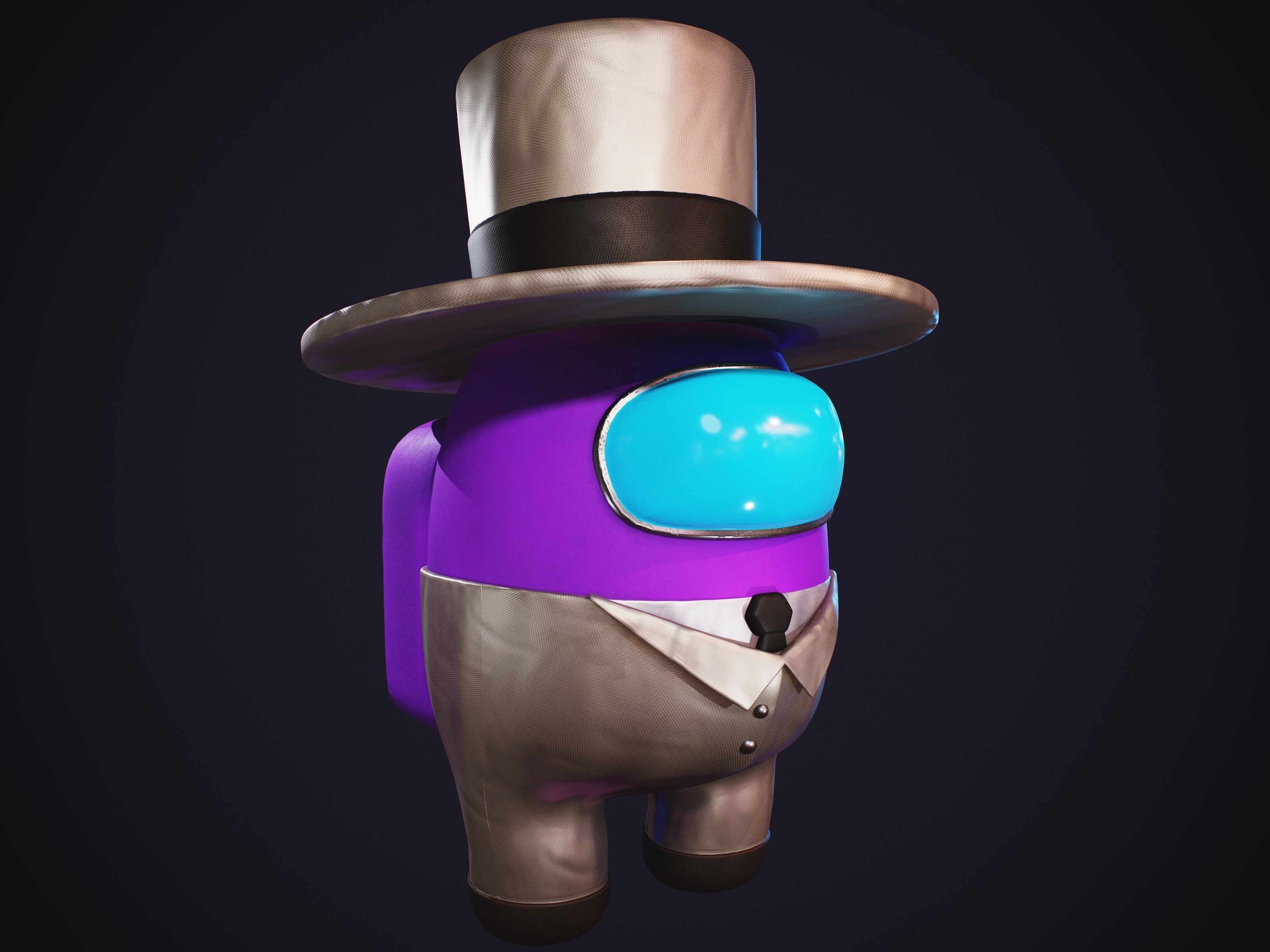 Among Us Skins Pack  Low-poly 3D model_66