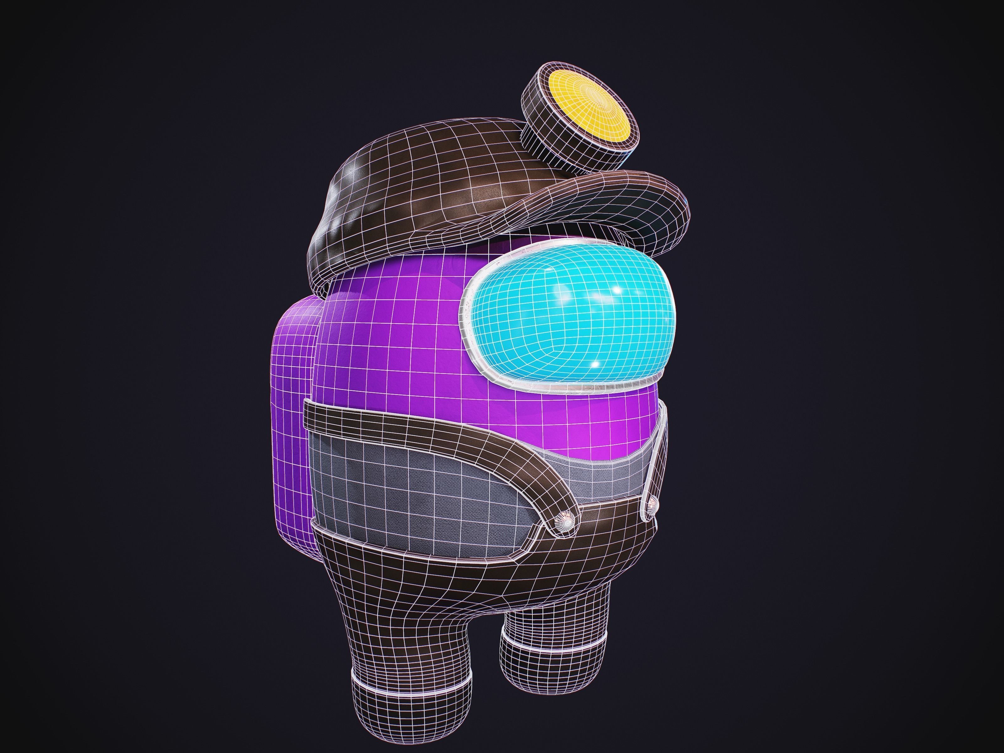 Among Us Skins Pack  Low-poly 3D model_41