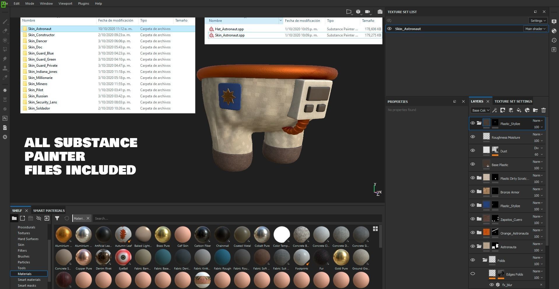 Among Us Skins Pack  Low-poly 3D model_77