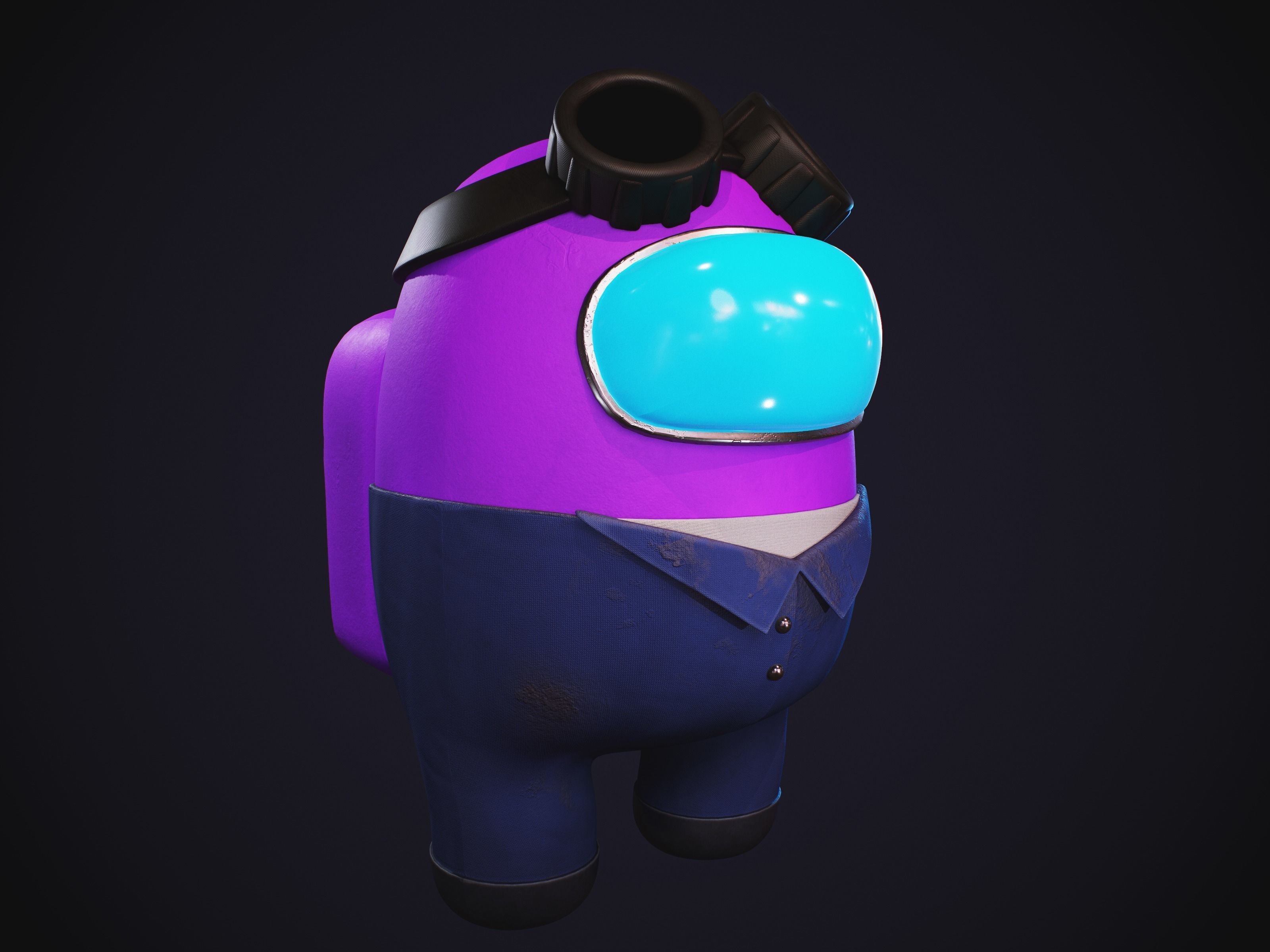 Among Us Skins Pack  Low-poly 3D model_45