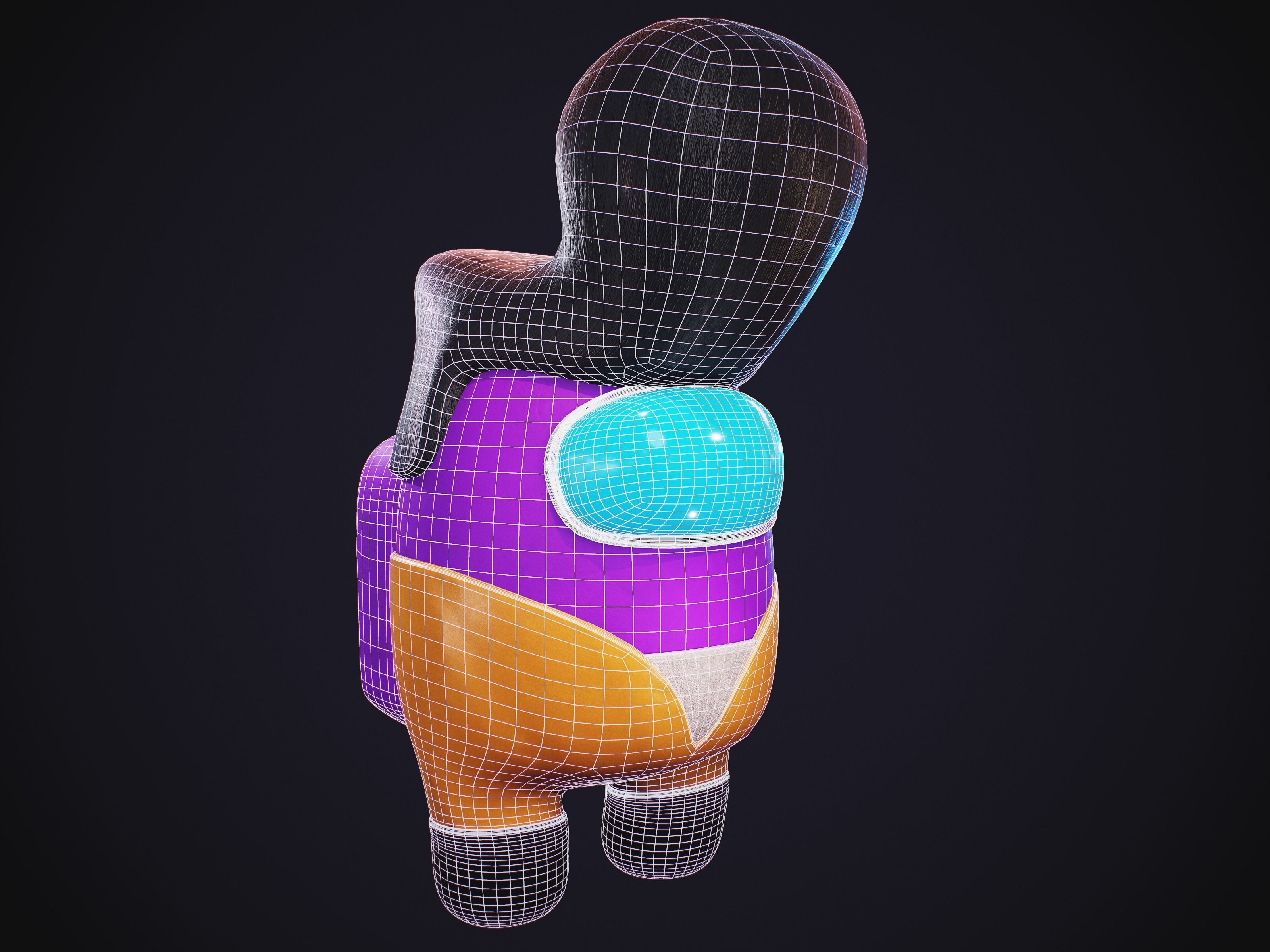 Among Us Skins Pack  Low-poly 3D model_72