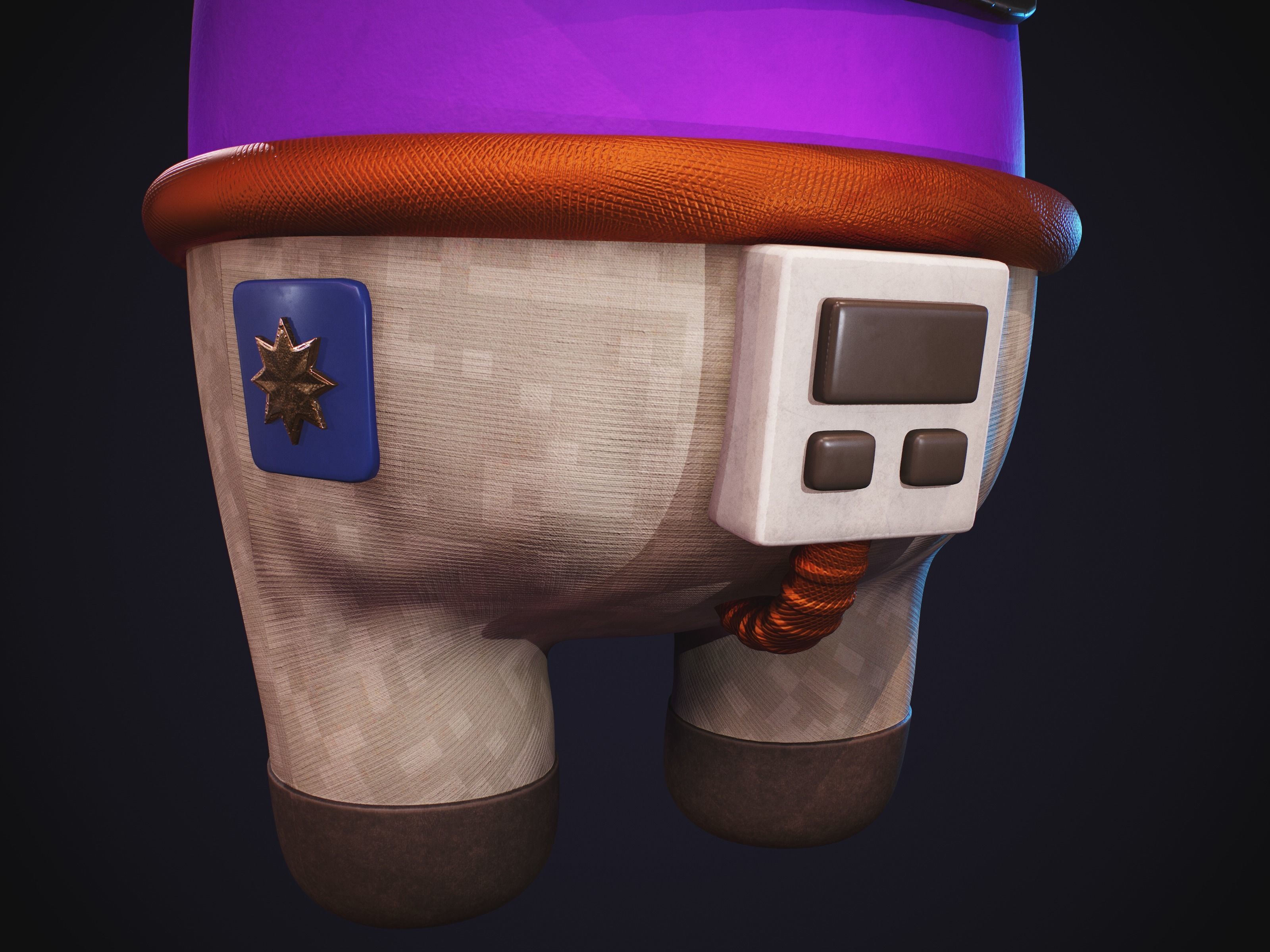 Among Us Skins Pack  Low-poly 3D model_10