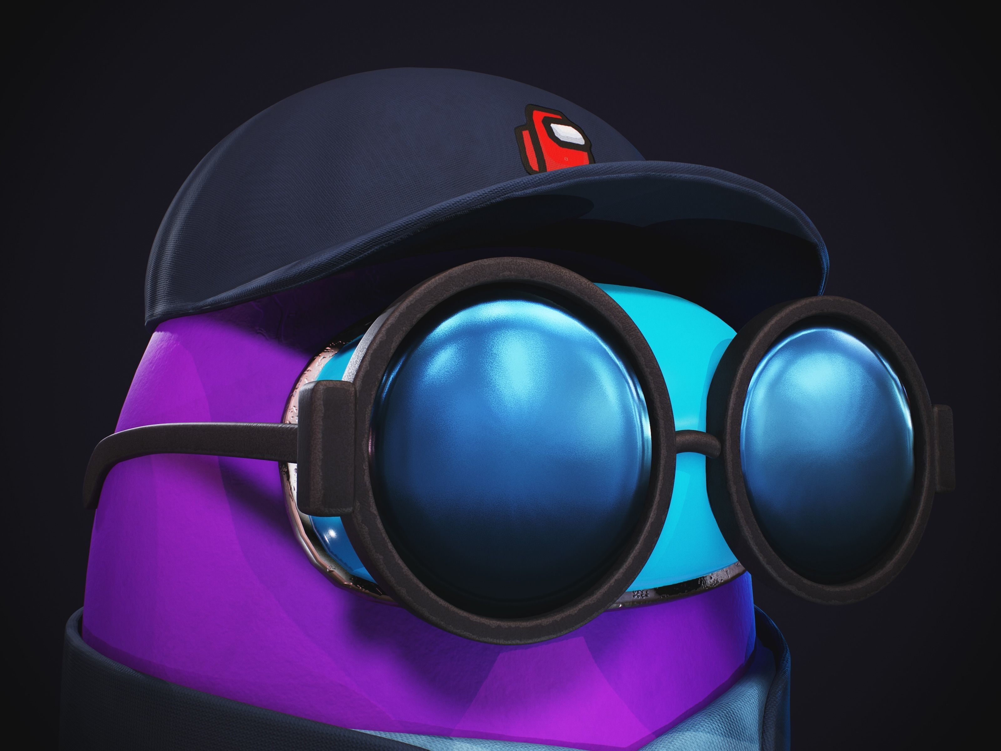 Among Us Skins Pack  Low-poly 3D model_23