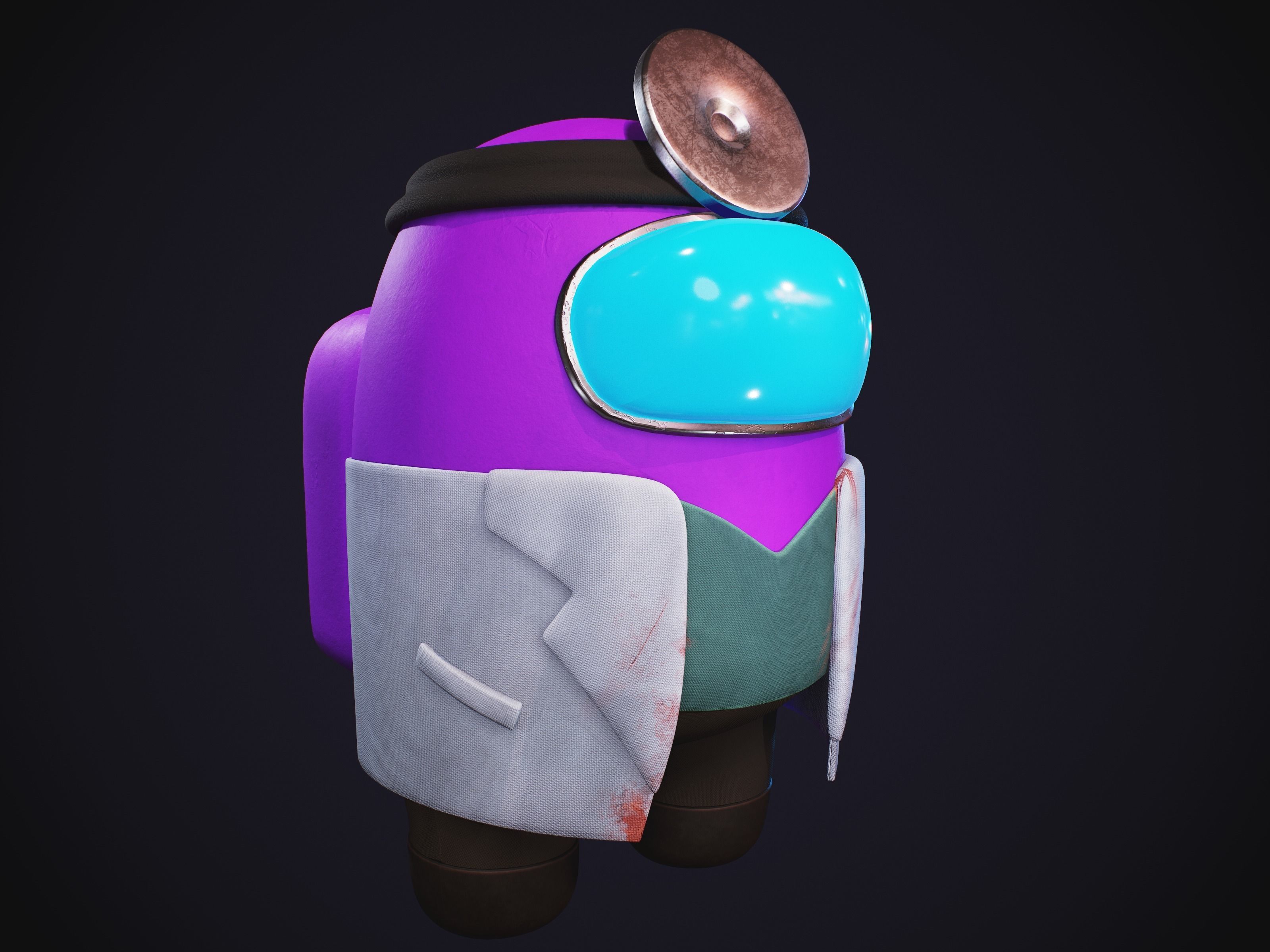 Among Us Skins Pack  Low-poly 3D model_30