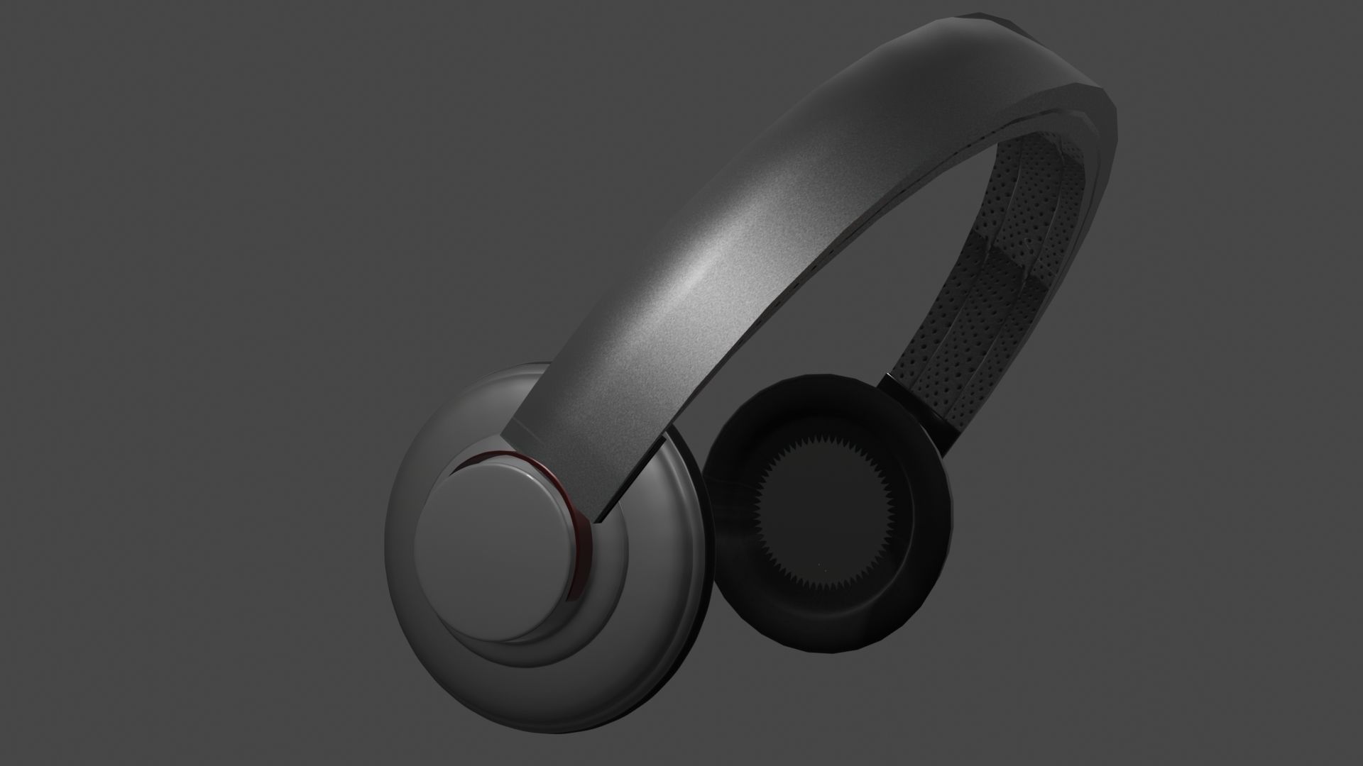 wireless Headphone device 3D model_3