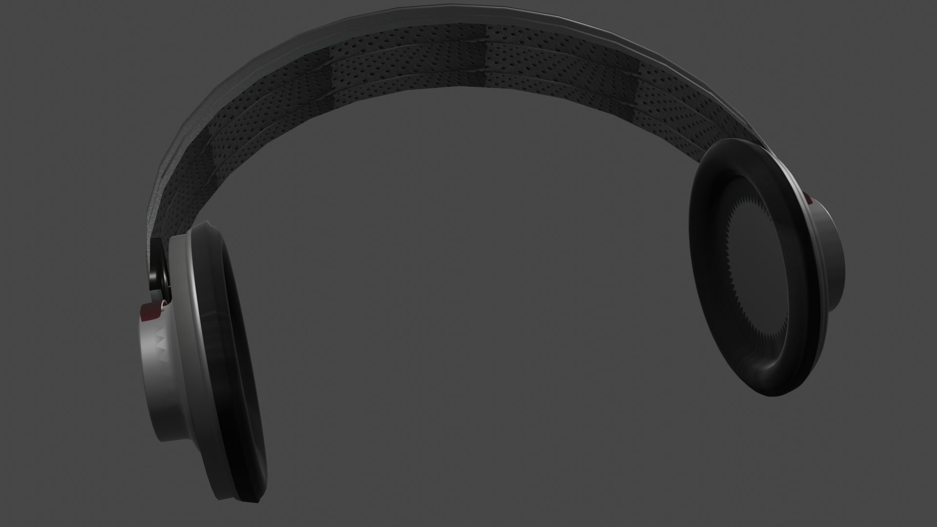 wireless Headphone device 3D model_2