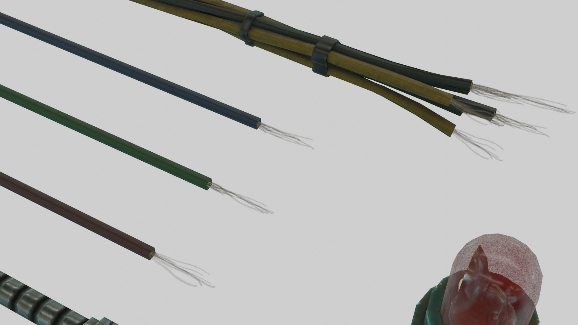 Low Poly PBR Miscellaneous Sci Fi Asset Pack Low-poly 3D model_25