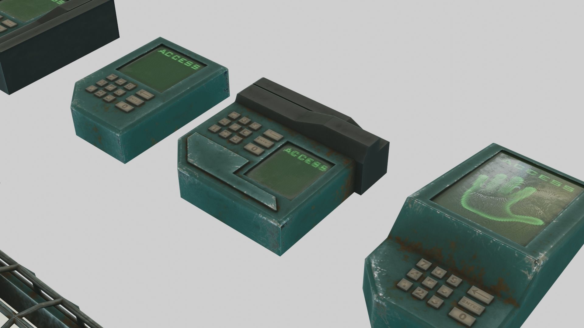 Low Poly PBR Miscellaneous Sci Fi Asset Pack Low-poly 3D model_14