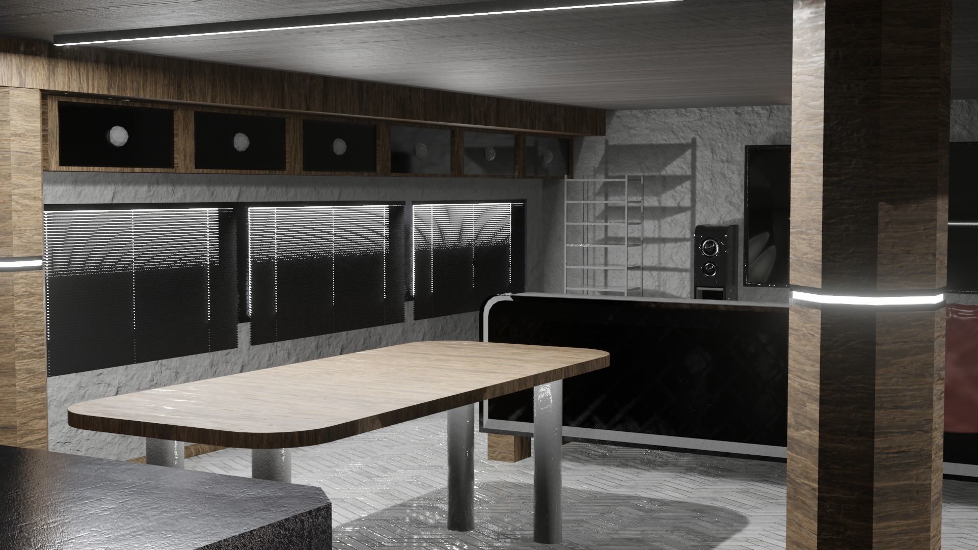 Apartament V2 Low-poly 3D model_7