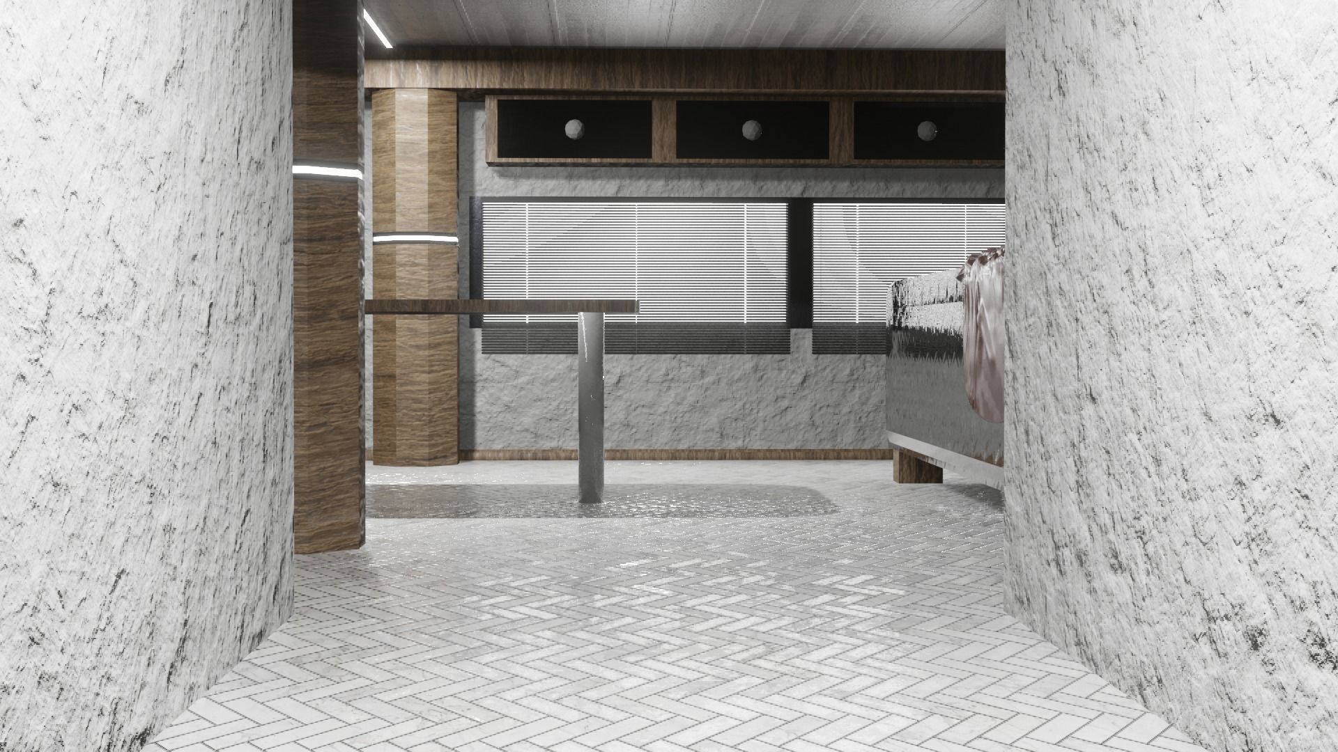 Apartament V2 Low-poly 3D model_11