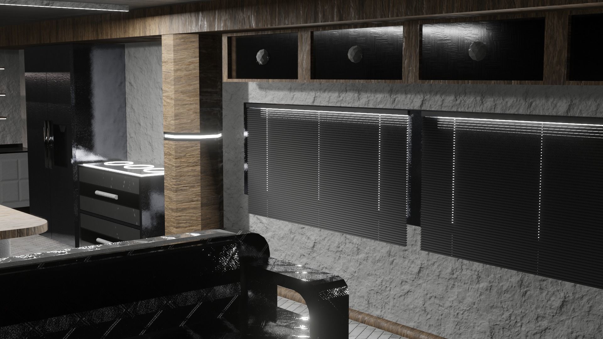 Apartament V2 Low-poly 3D model_4