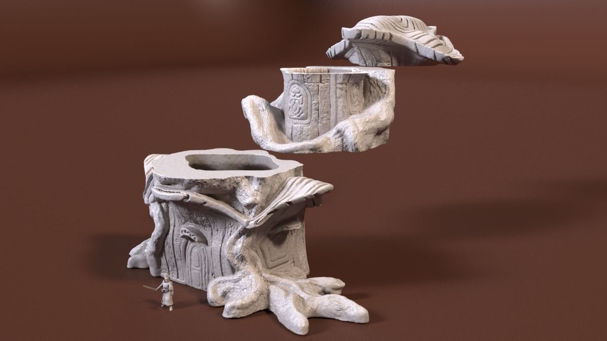 fantasy scenery 3D print model_5