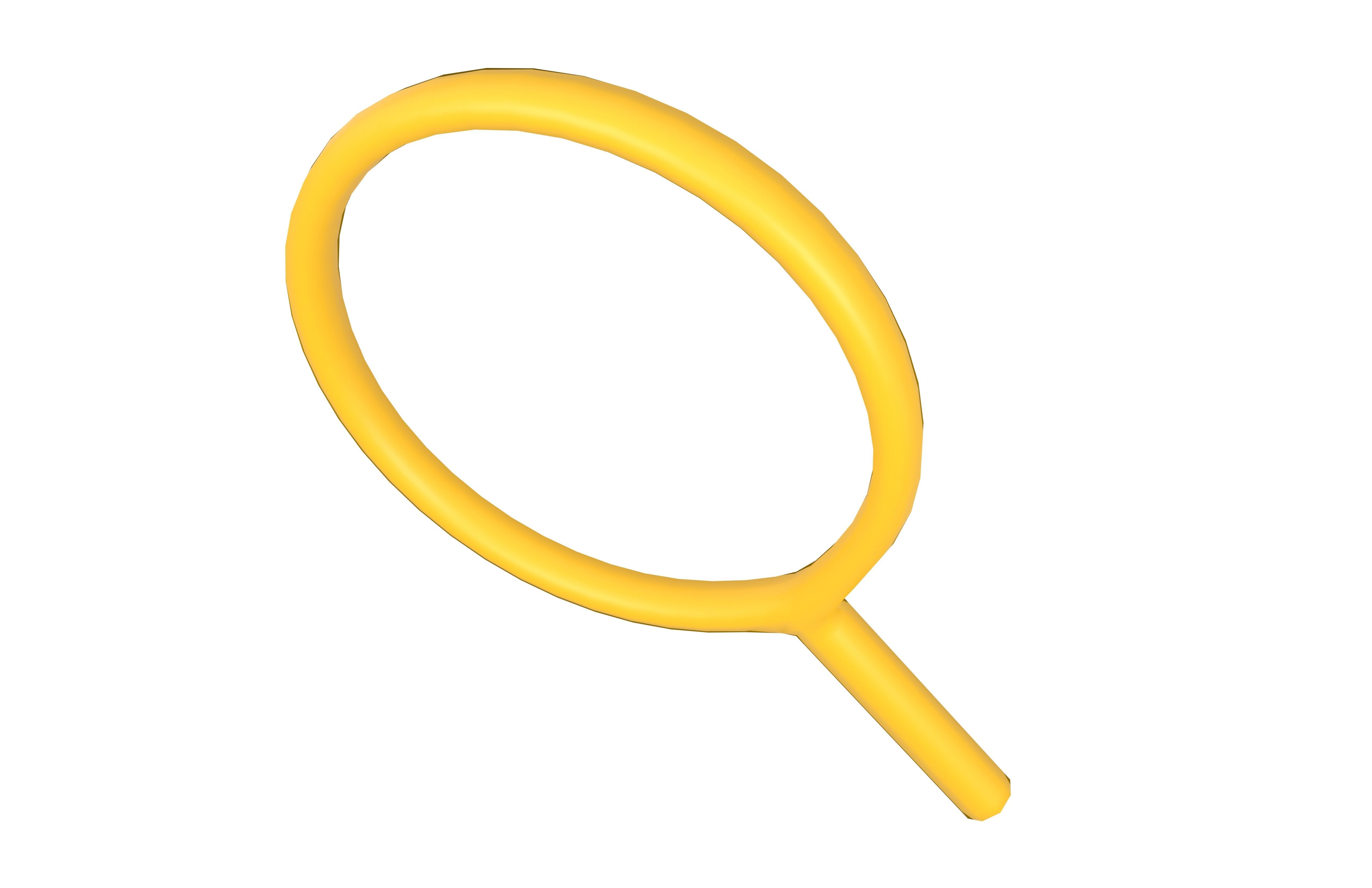 Search Symbol v1 004 Low-poly 3D model_2