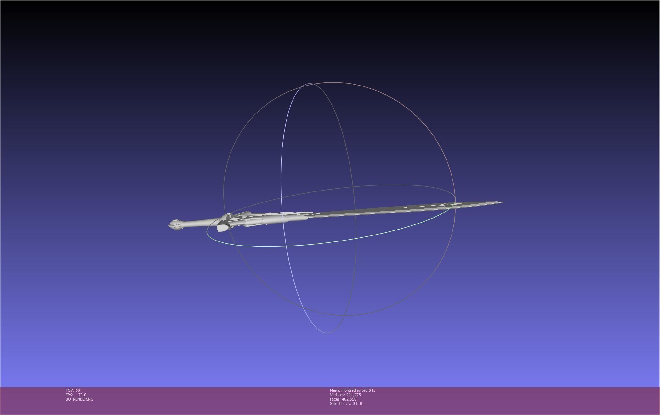 Fate Mordred Sword Printable Assembly 3D print model_46