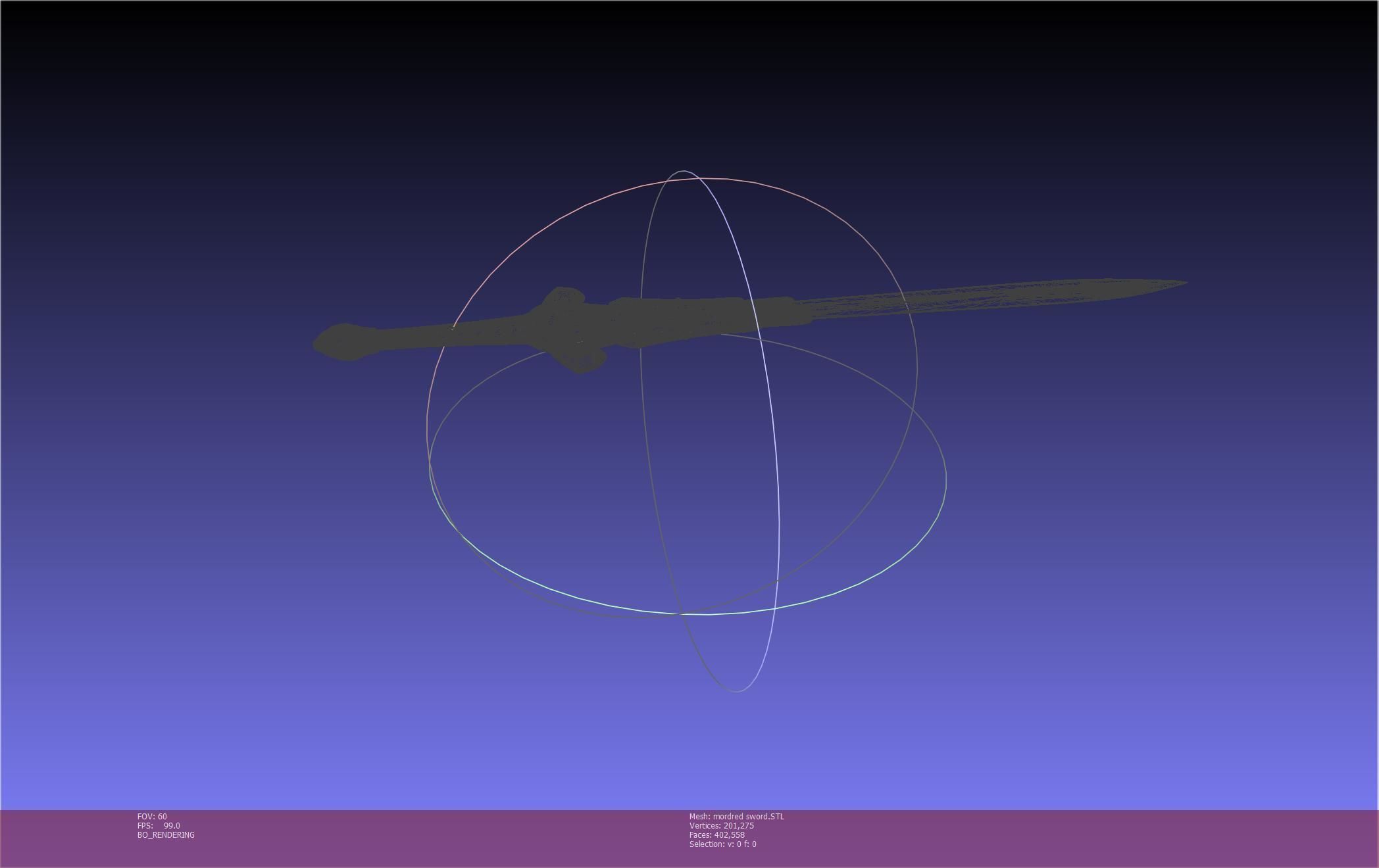 Fate Mordred Sword Printable Assembly 3D print model_91