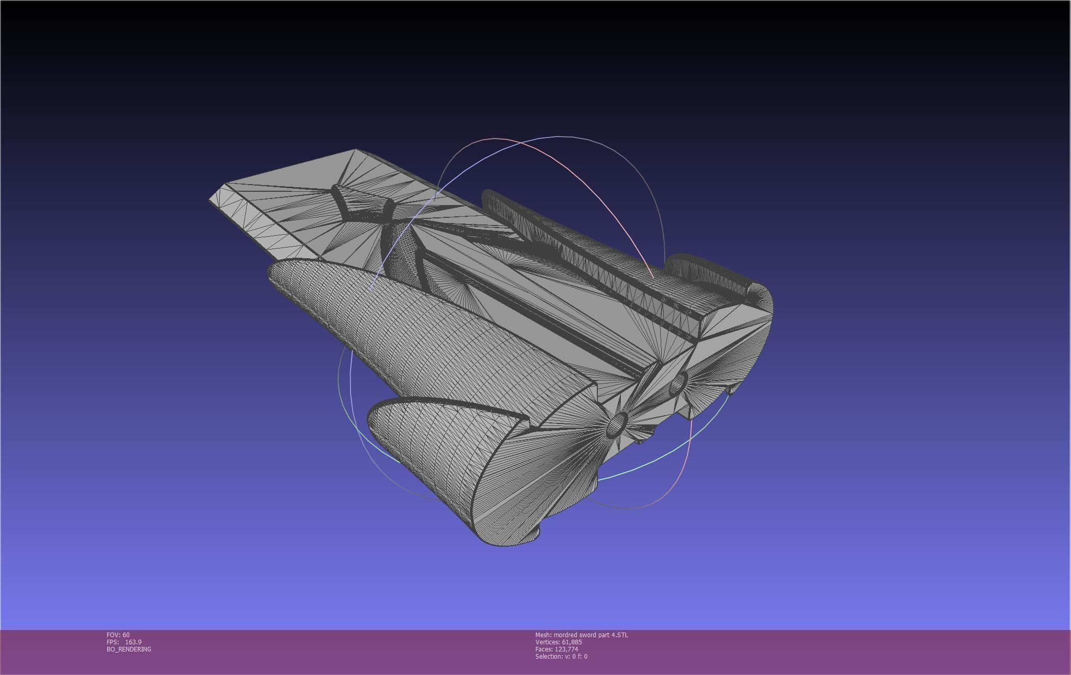 Fate Mordred Sword Printable Assembly 3D print model_137