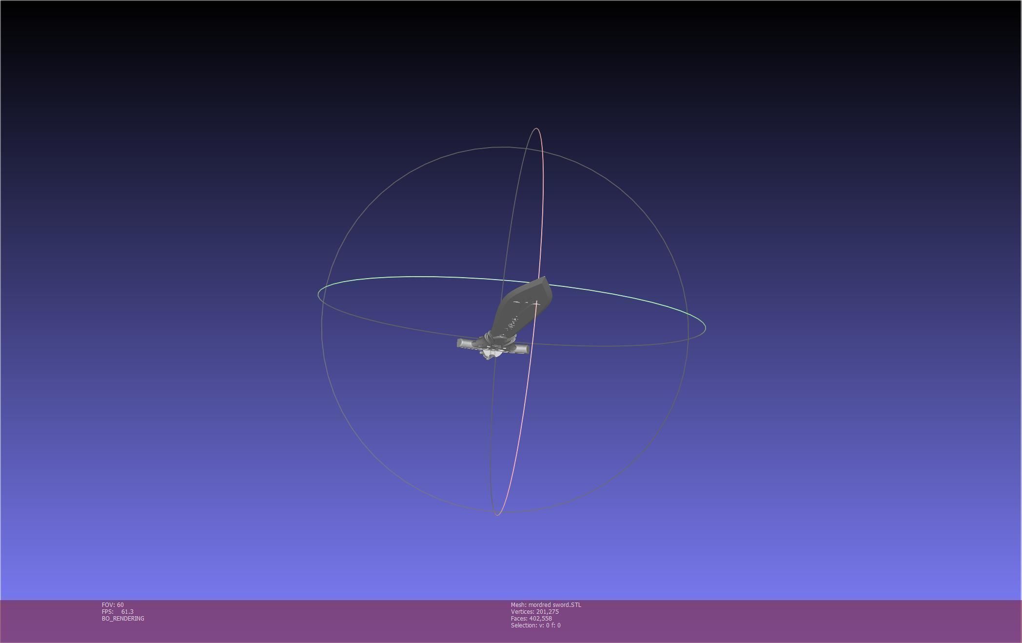 Fate Mordred Sword Printable Assembly 3D print model_31