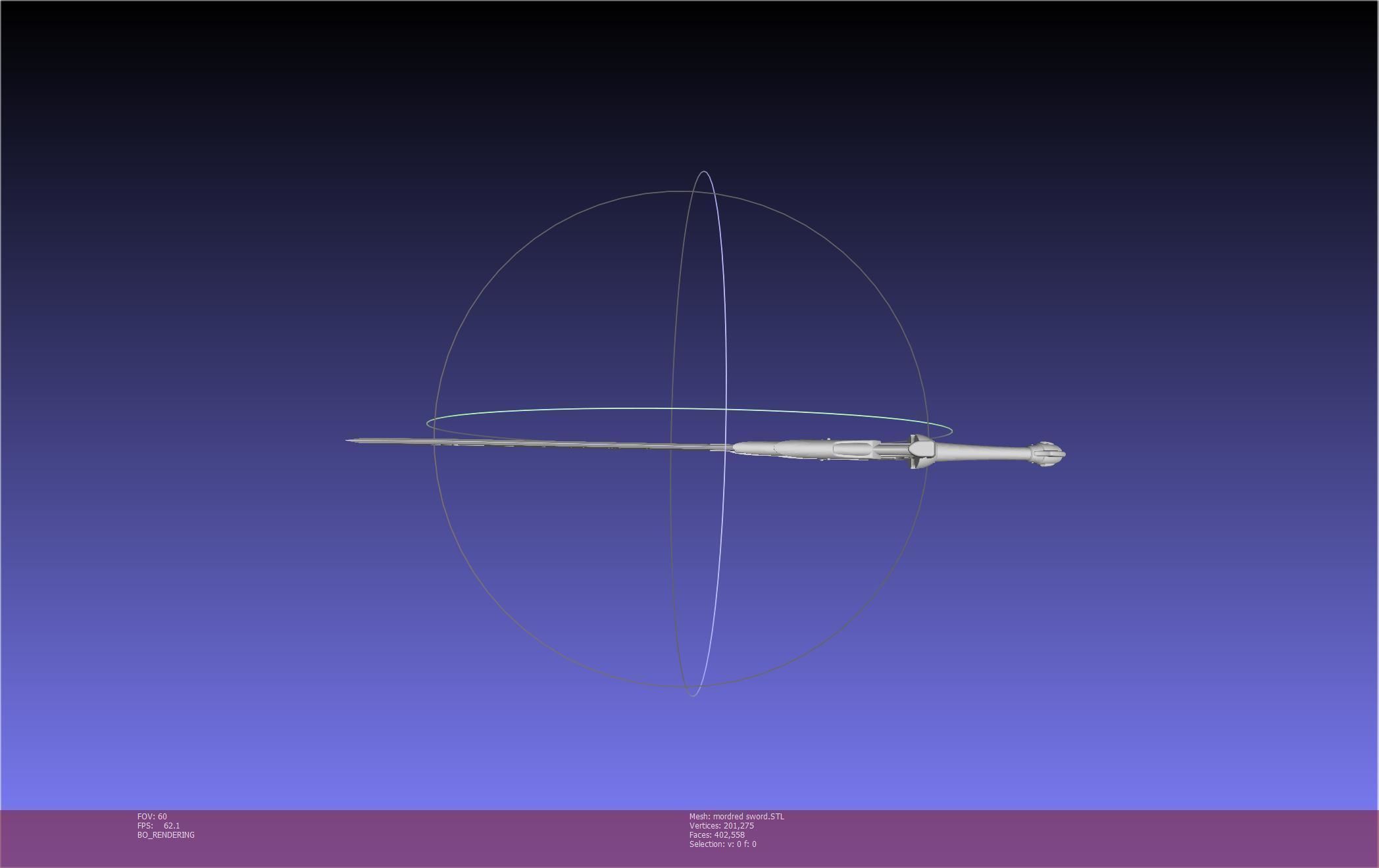 Fate Mordred Sword Printable Assembly 3D print model_37