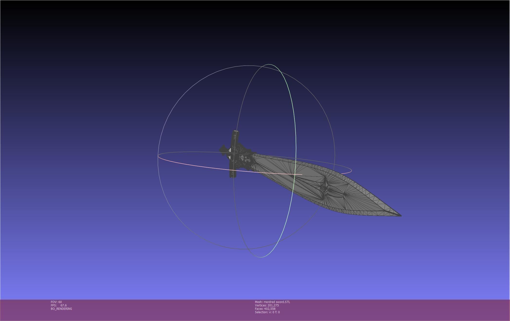 Fate Mordred Sword Printable Assembly 3D print model_84