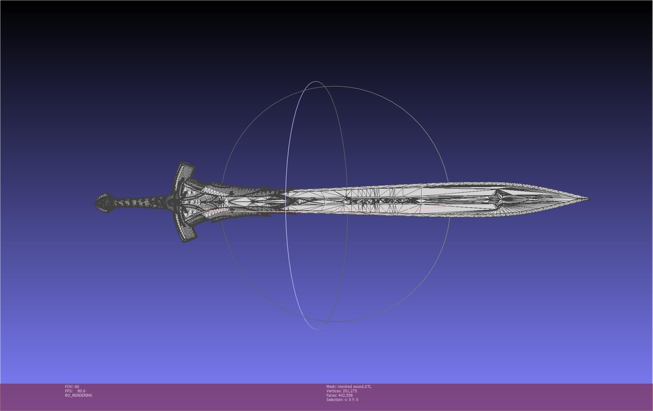 Fate Mordred Sword Printable Assembly 3D print model_80
