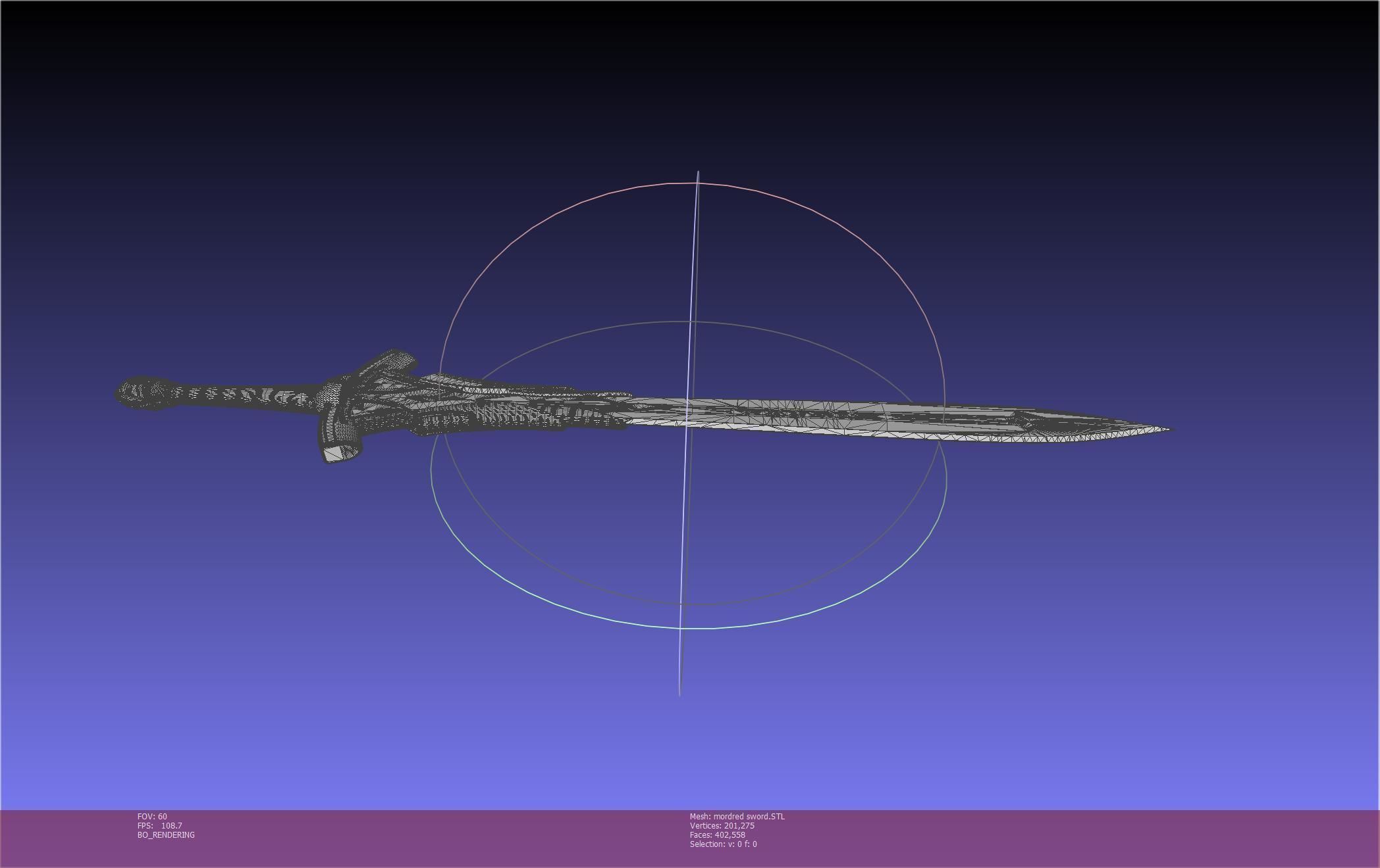 Fate Mordred Sword Printable Assembly 3D print model_81