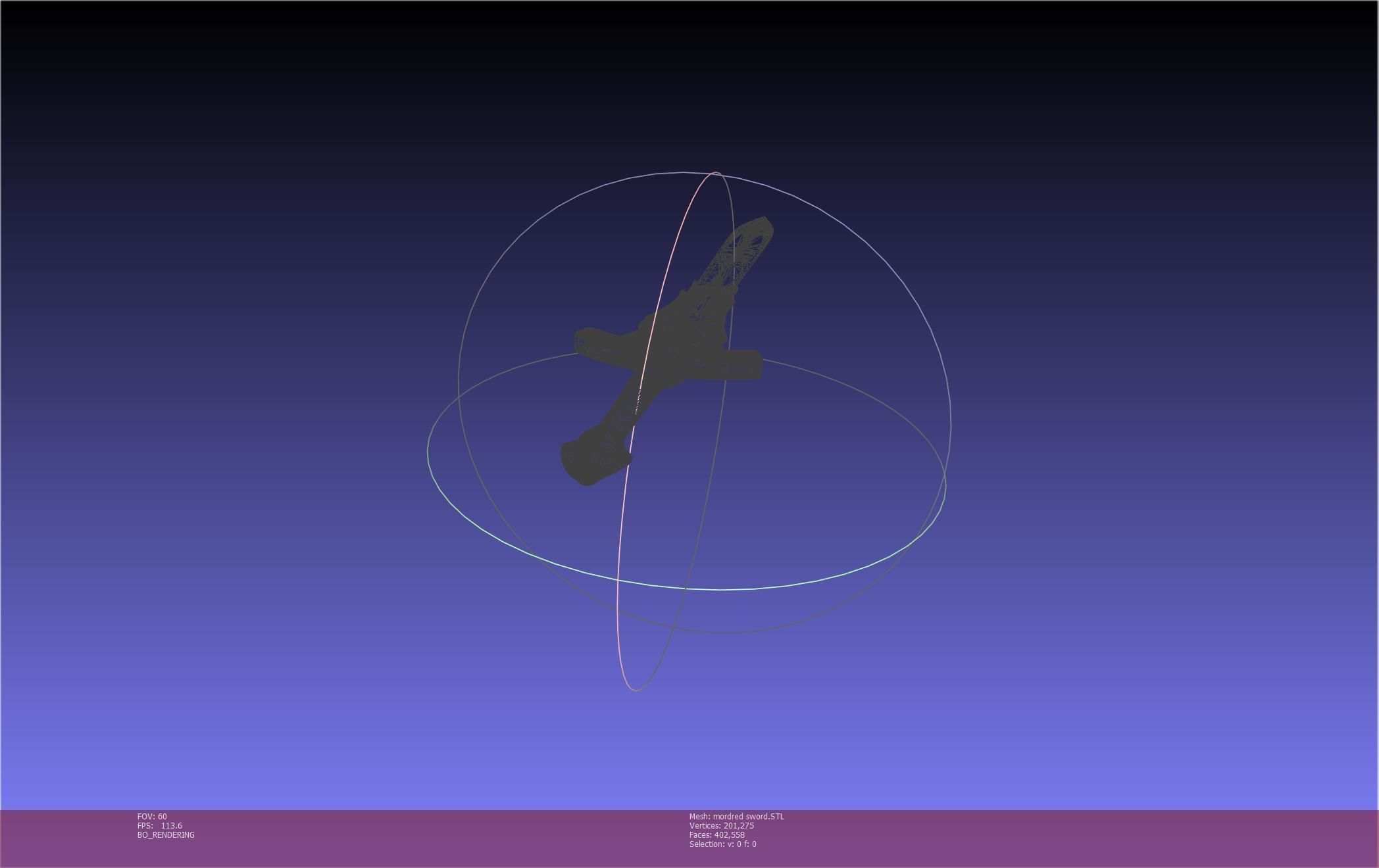 Fate Mordred Sword Printable Assembly 3D print model_92