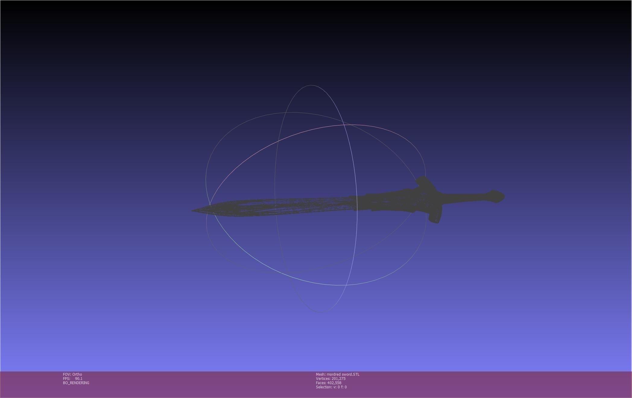 Fate Mordred Sword Printable Assembly 3D print model_96