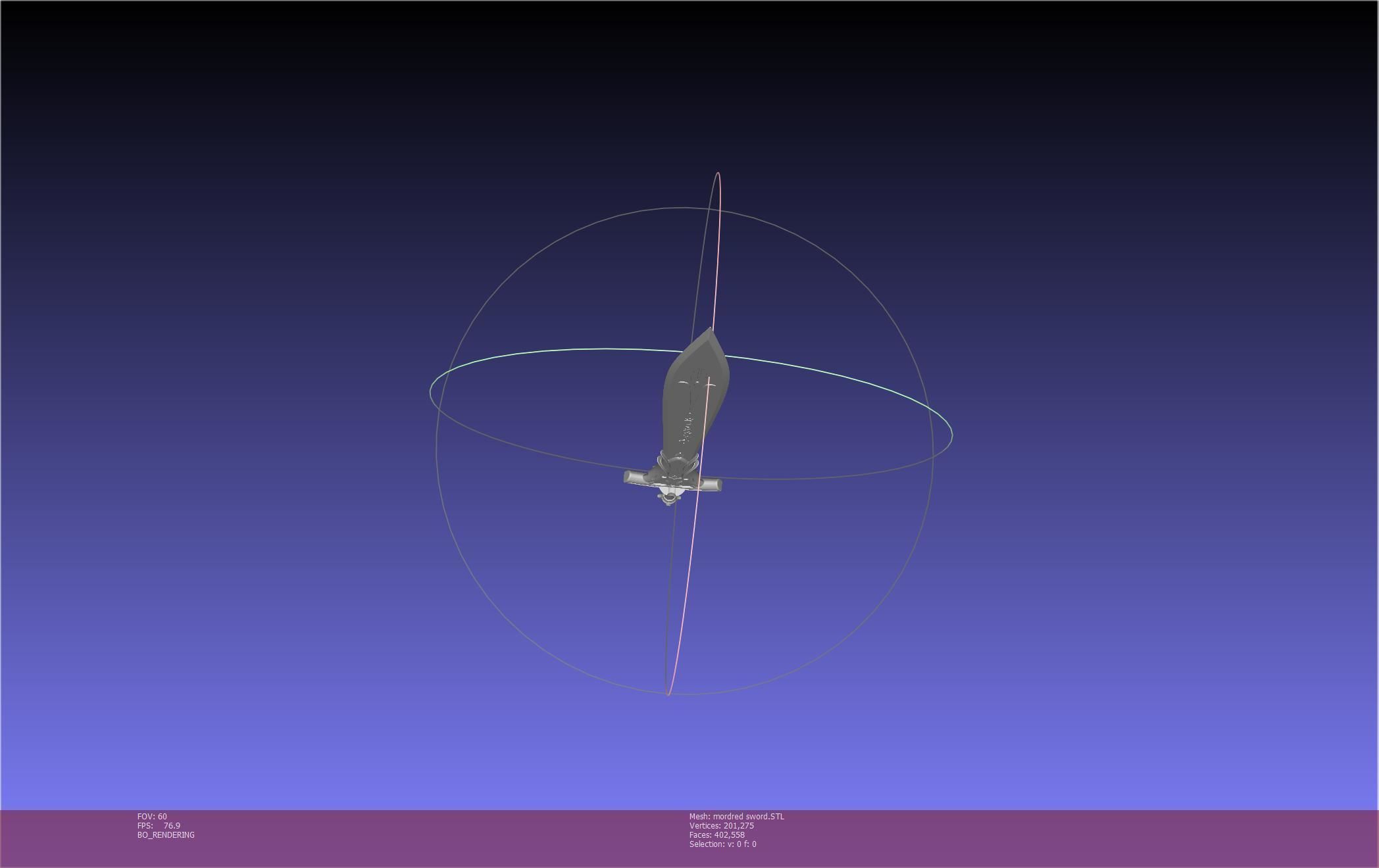 Fate Mordred Sword Printable Assembly 3D print model_34