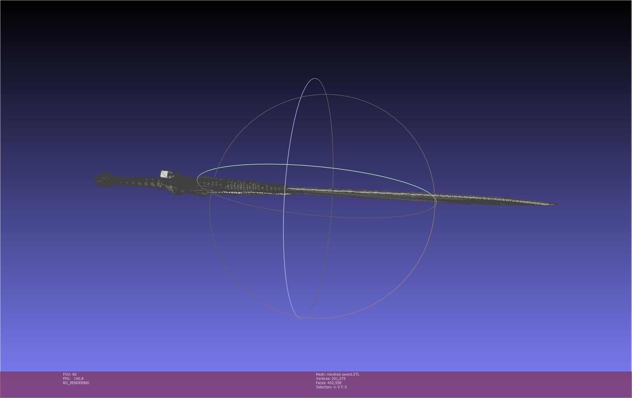 Fate Mordred Sword Printable Assembly 3D print model_82