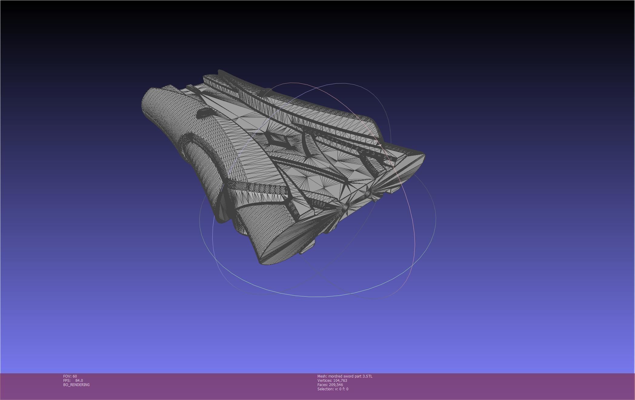 Fate Mordred Sword Printable Assembly 3D print model_2