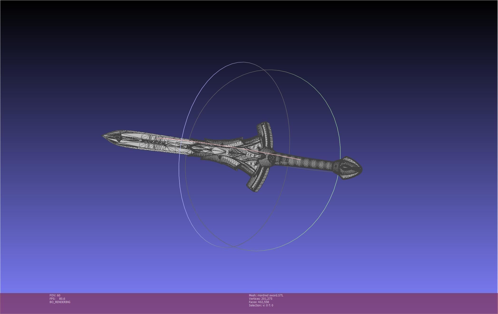 Fate Mordred Sword Printable Assembly 3D print model_87