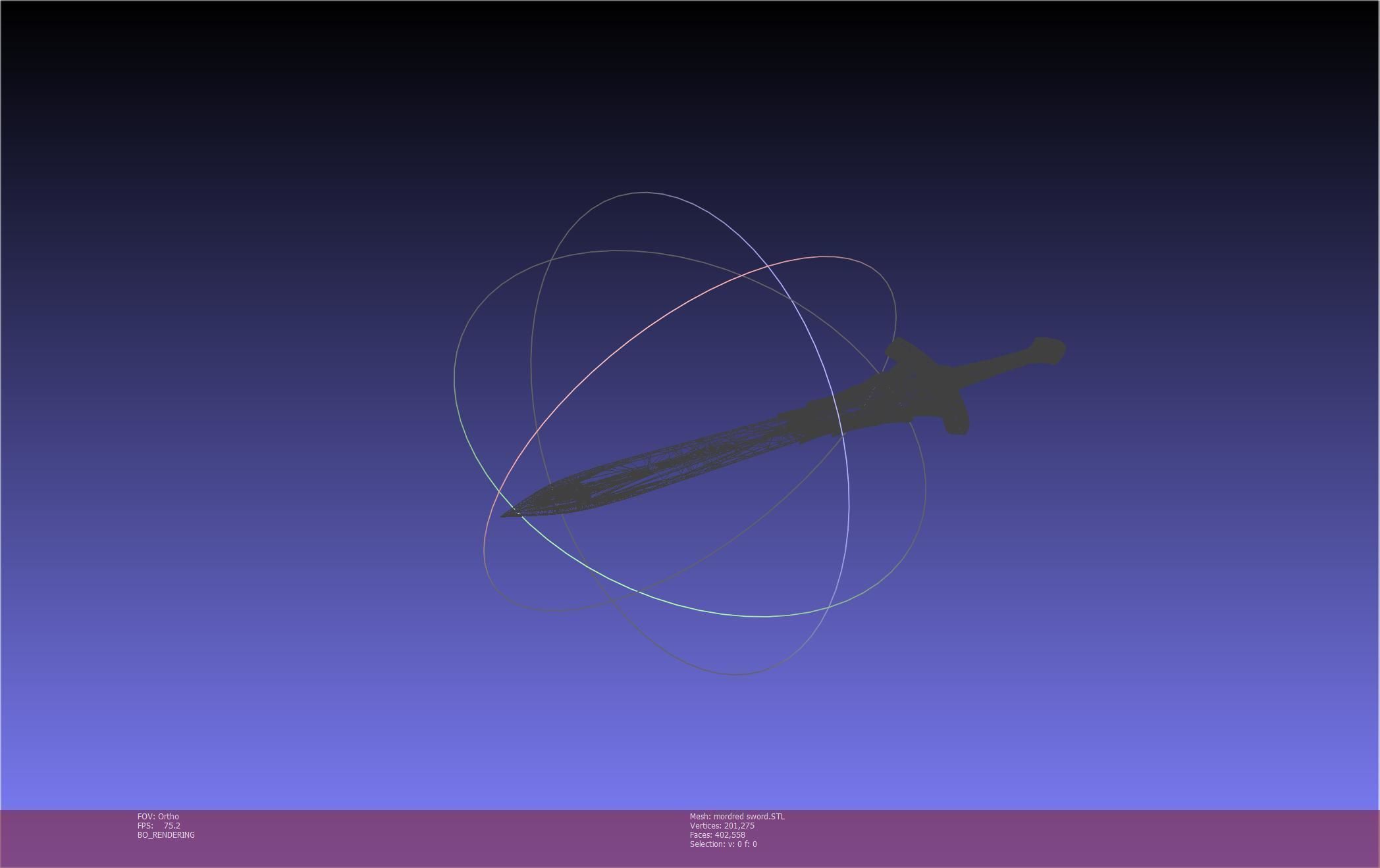 Fate Mordred Sword Printable Assembly 3D print model_95