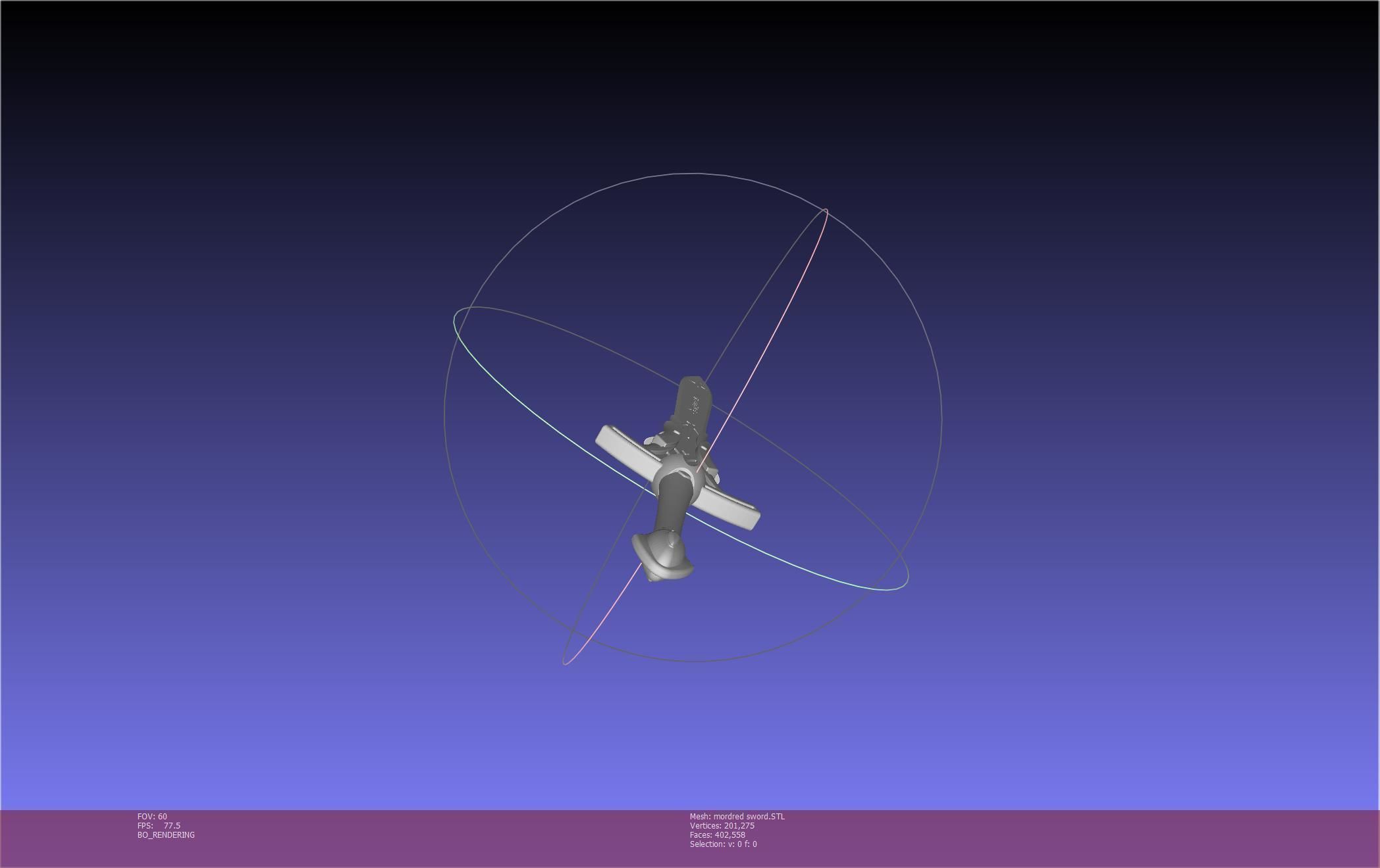 Fate Mordred Sword Printable Assembly 3D print model_63