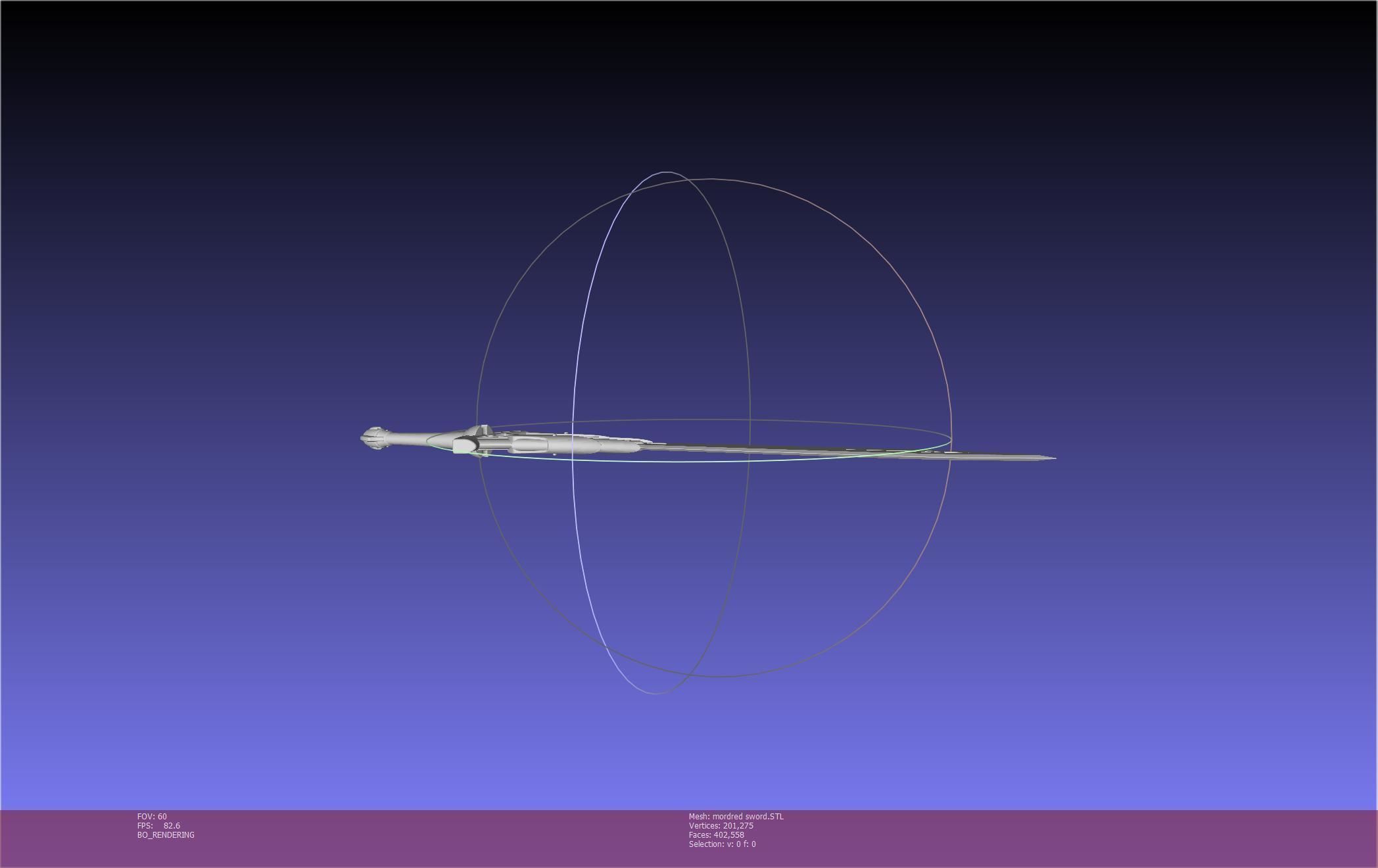 Fate Mordred Sword Printable Assembly 3D print model_25