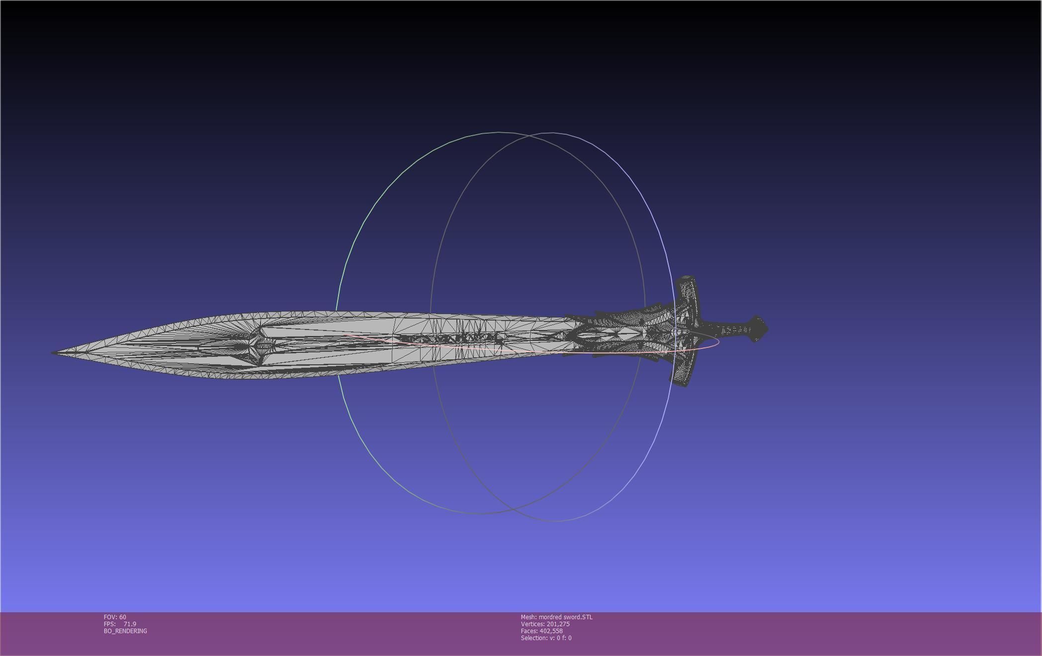 Fate Mordred Sword Printable Assembly 3D print model_85