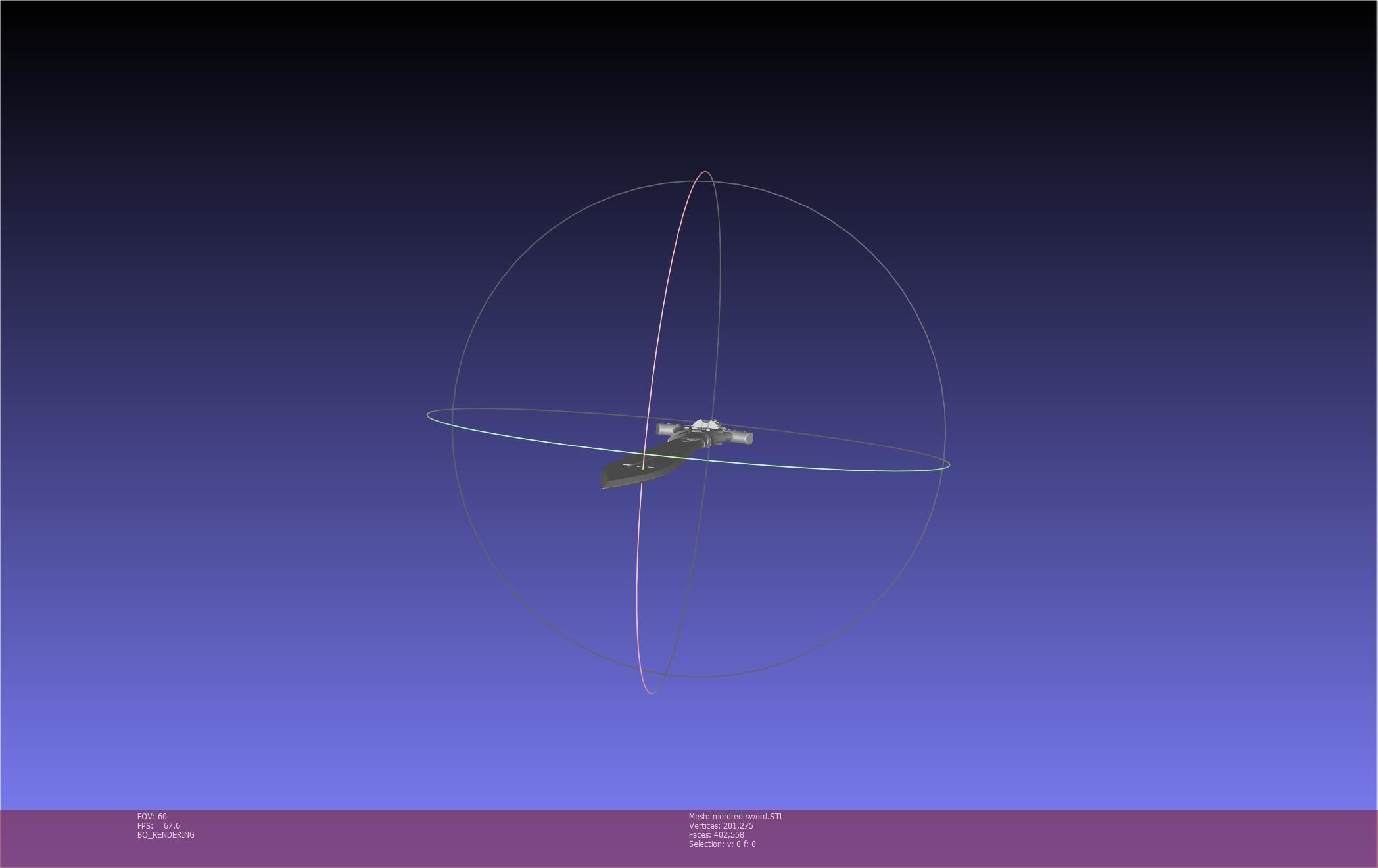 Fate Mordred Sword Printable Assembly 3D print model_32