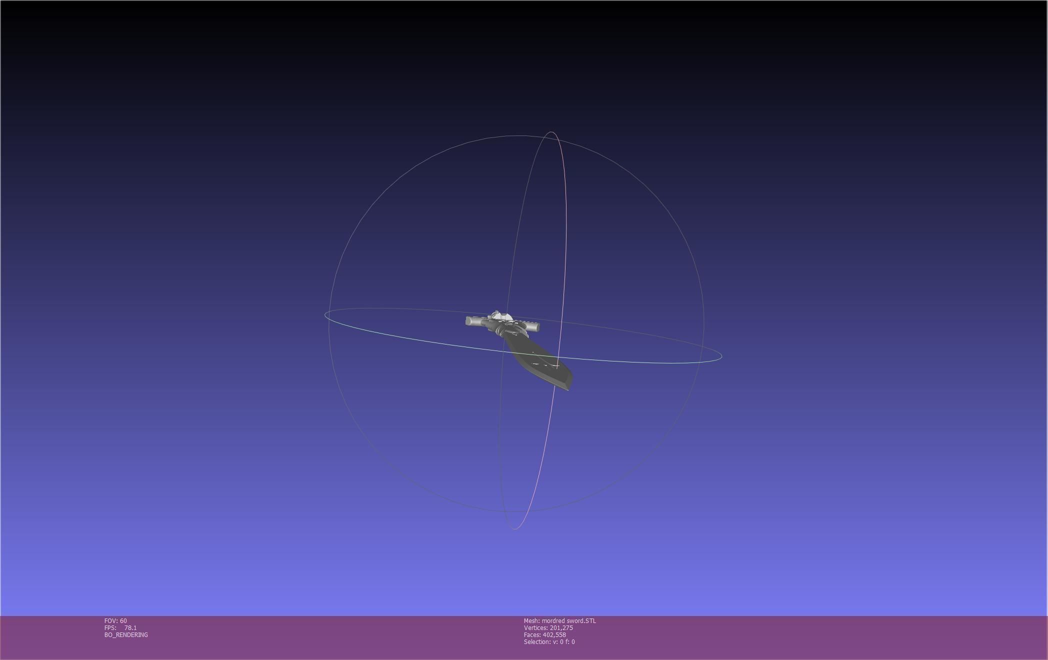 Fate Mordred Sword Printable Assembly 3D print model_29