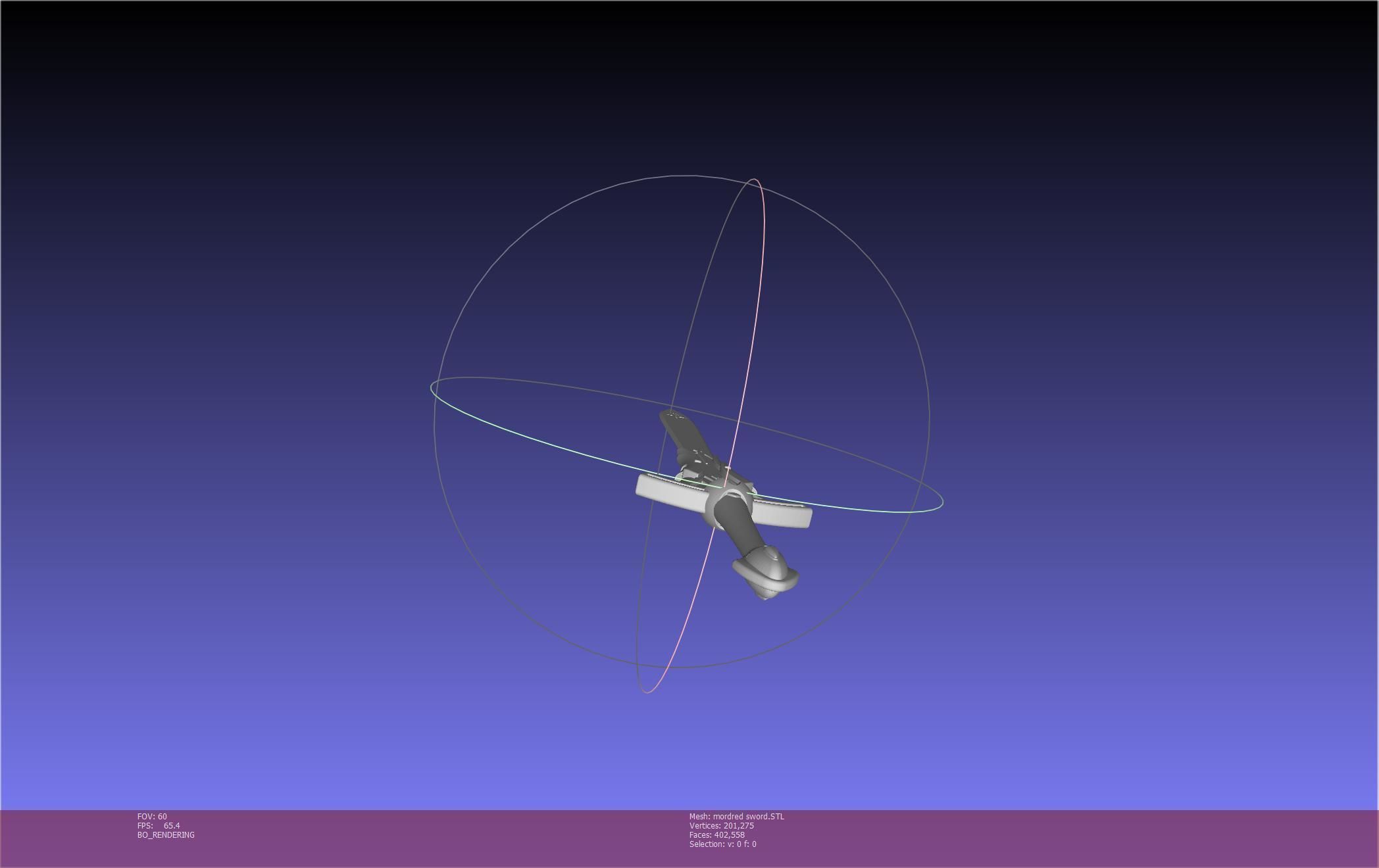 Fate Mordred Sword Printable Assembly 3D print model_40