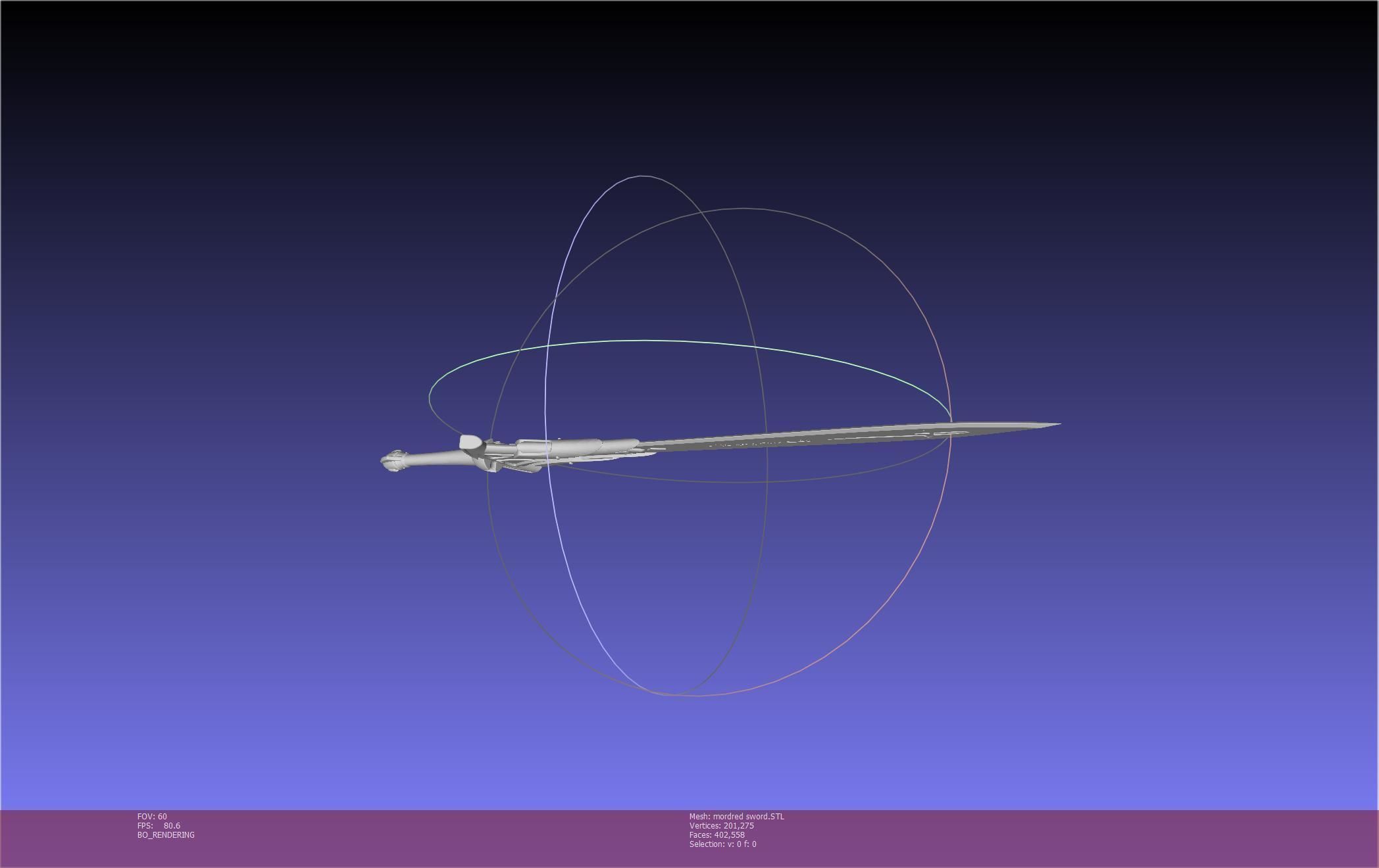 Fate Mordred Sword Printable Assembly 3D print model_27