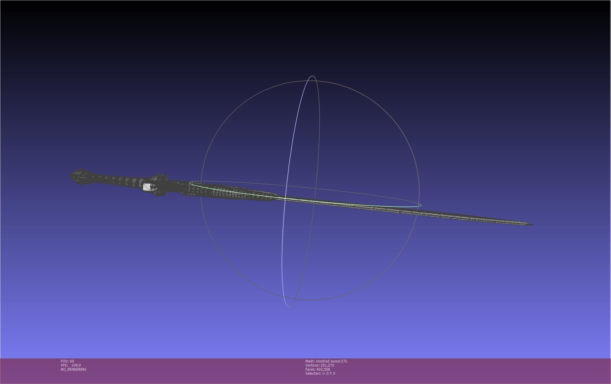 Fate Mordred Sword Printable Assembly 3D print model_78