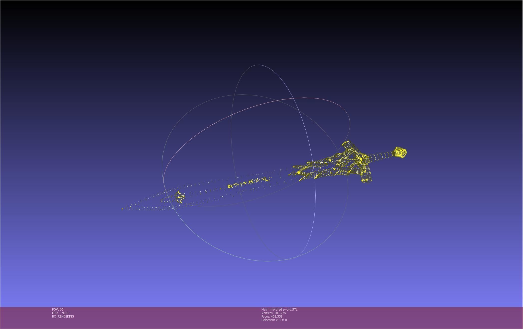 Fate Mordred Sword Printable Assembly 3D print model_94