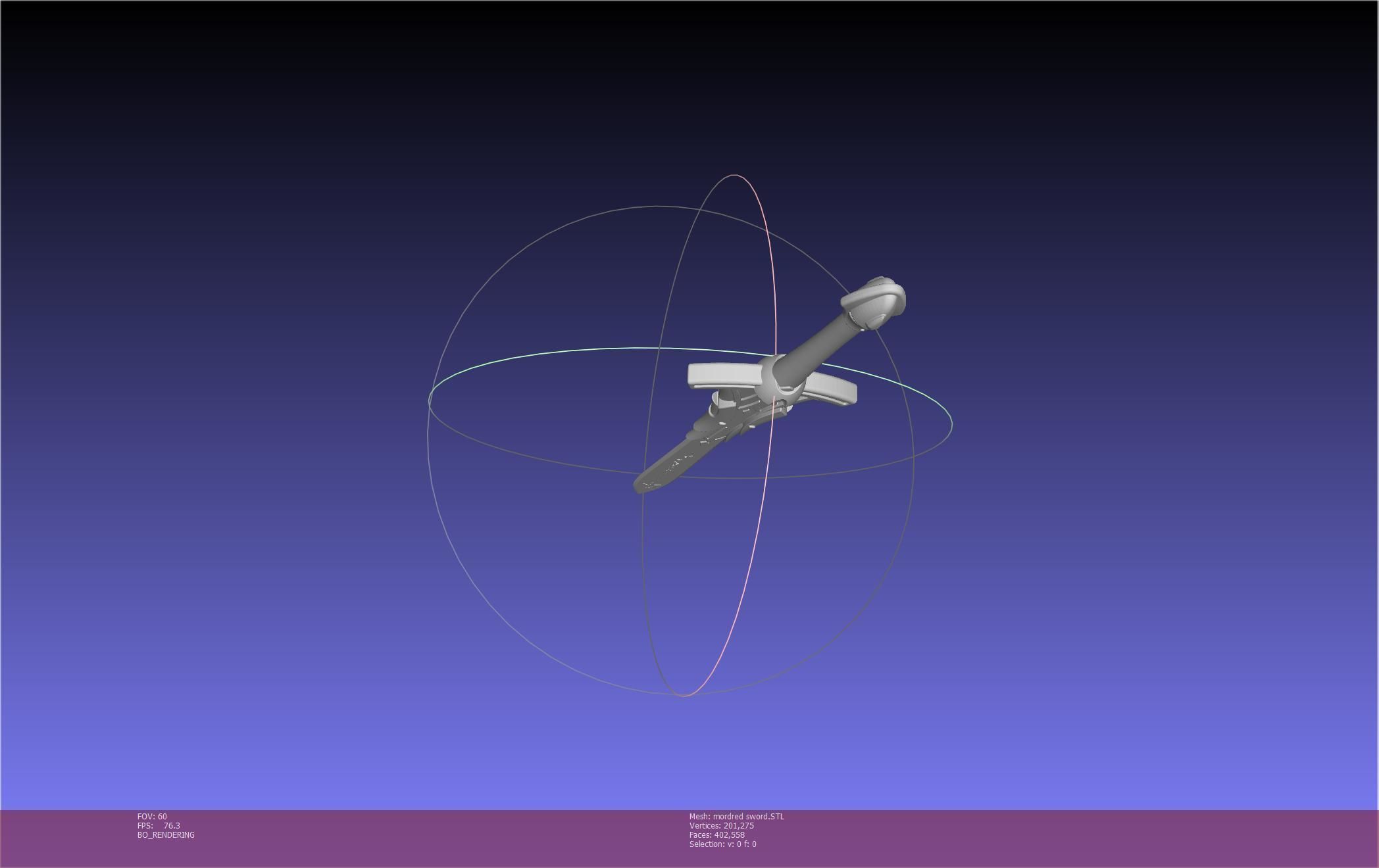 Fate Mordred Sword Printable Assembly 3D print model_41