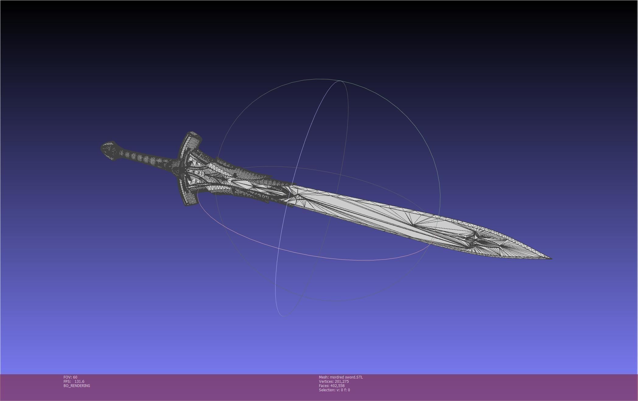 Fate Mordred Sword Printable Assembly 3D print model_83